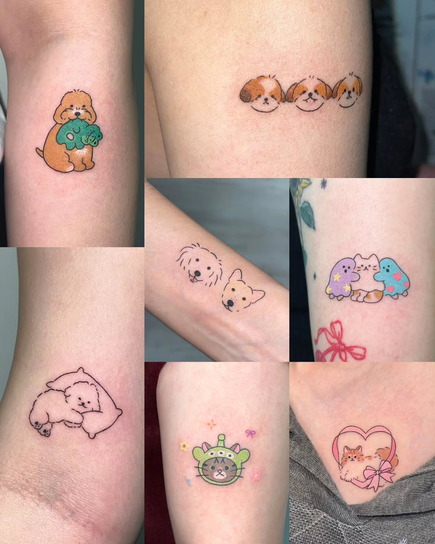 Tattoo by @piggy_boogy — illustrative, dotwork
