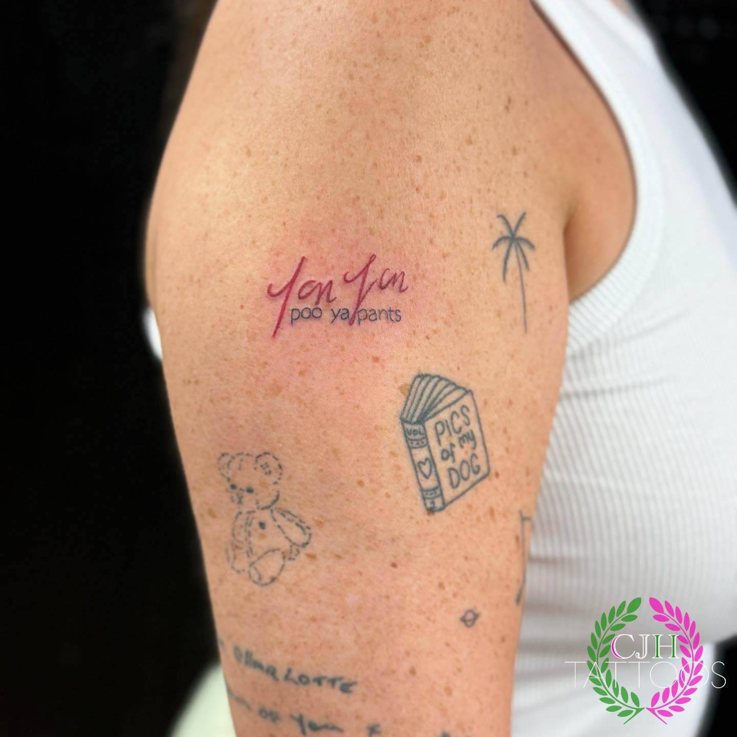 Tattoo by @cjhtattoos — lettering_script