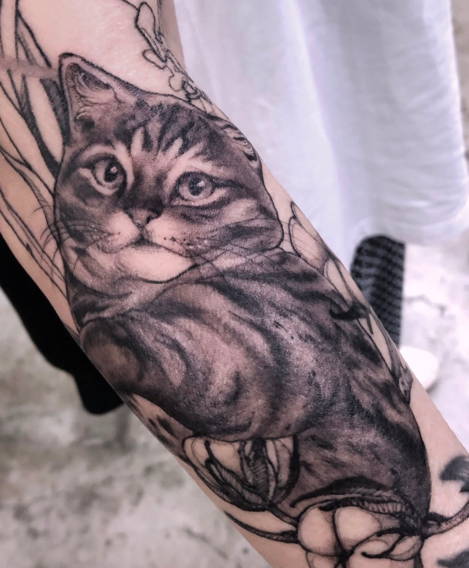 Tattoo by @jimmyyuen — realism, black_and_grey