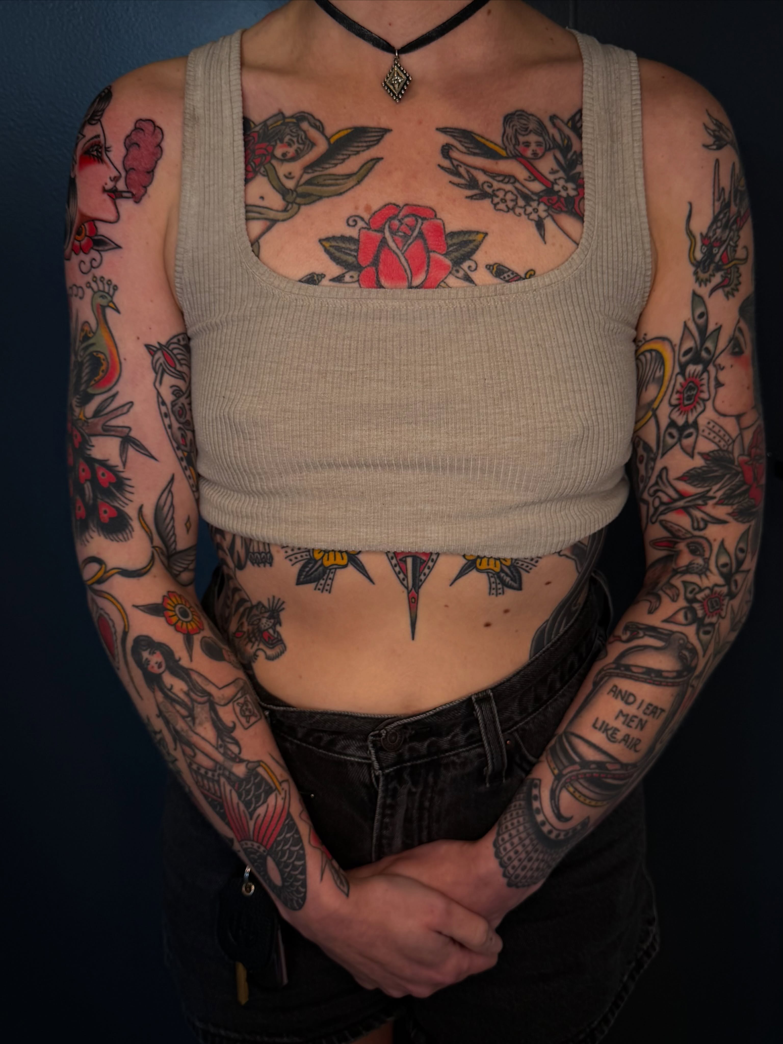 Tattoo by @zimovan — american_traditional, neo_traditional