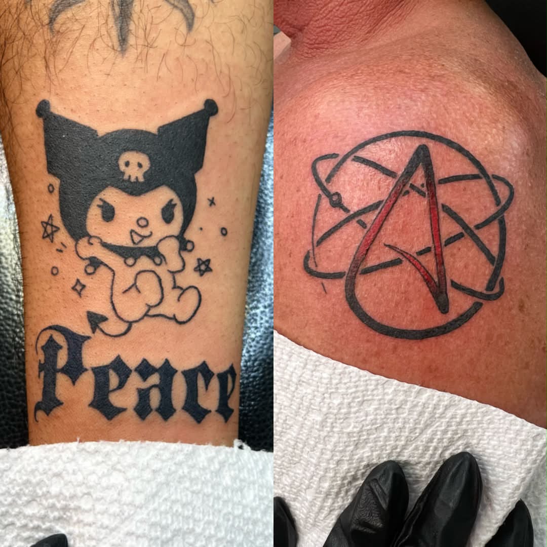 Tattoo by @stabbykitten — anime