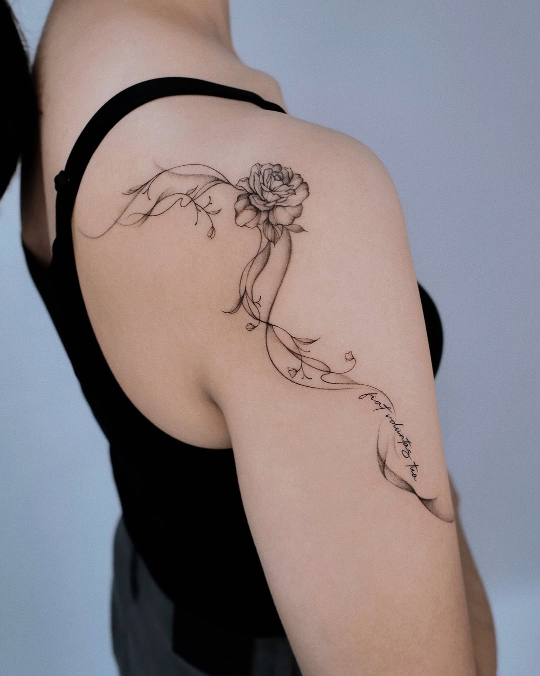 Tattoo by @yeowool_tattooer — fine_line, black_and_grey