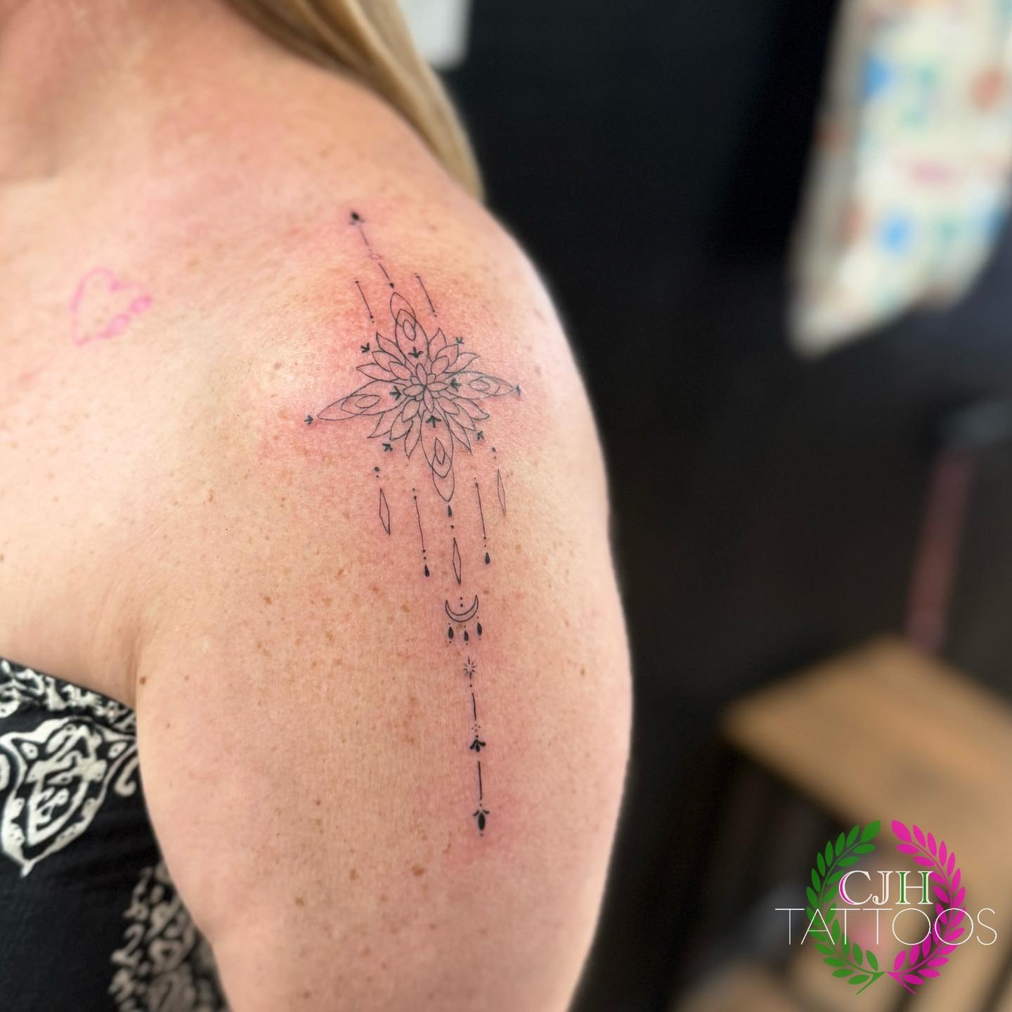 Tattoo by @cjhtattoos — fine_line, geometric