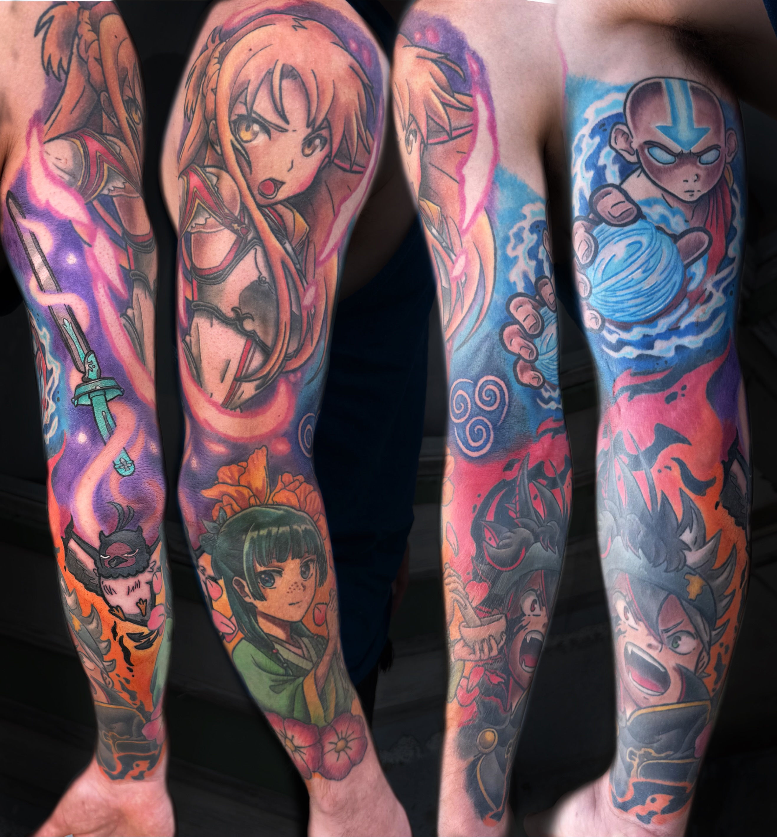 Tattoo by @dominiquedarko — anime