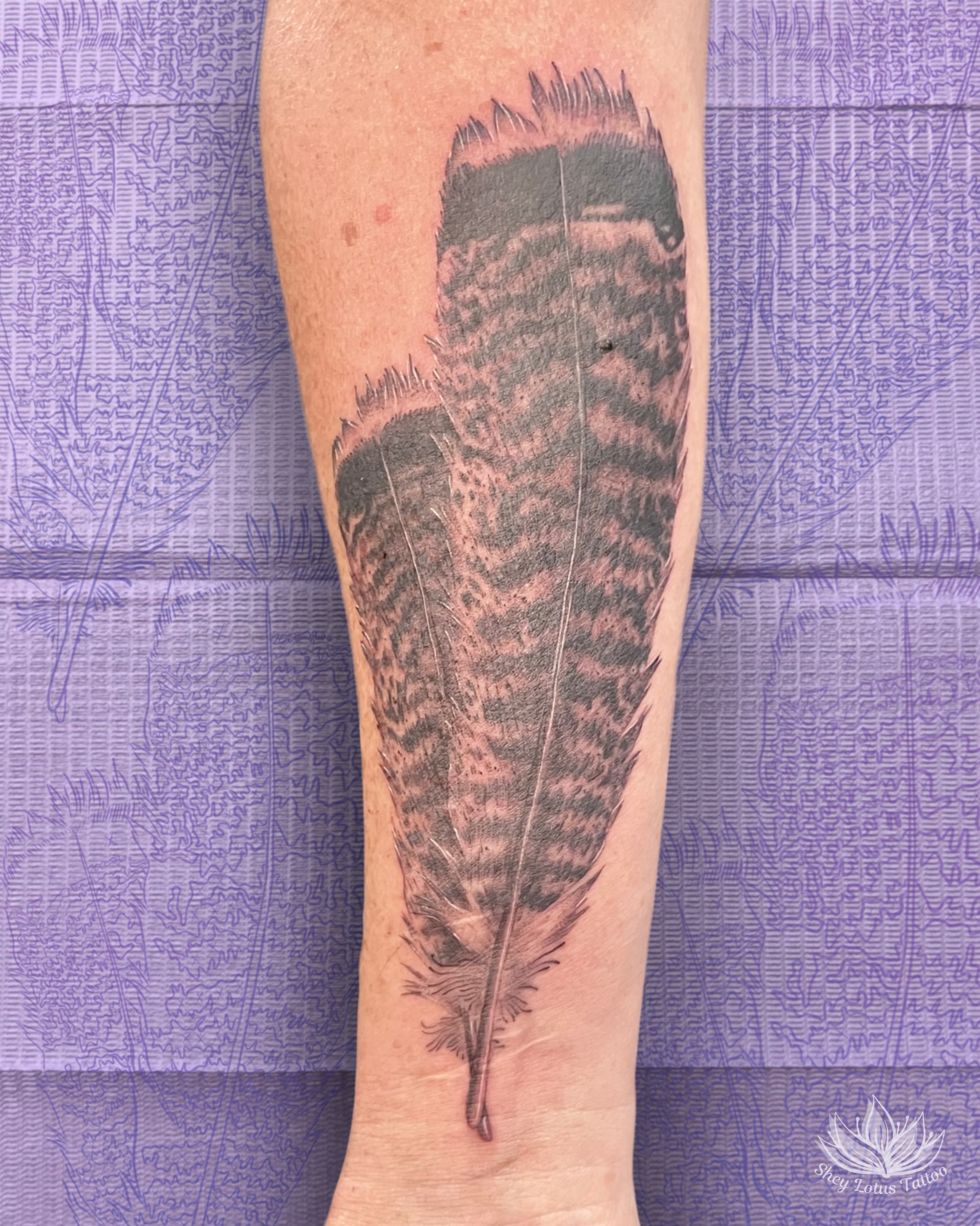 Tattoo by @sheylotustattoo — black_and_grey