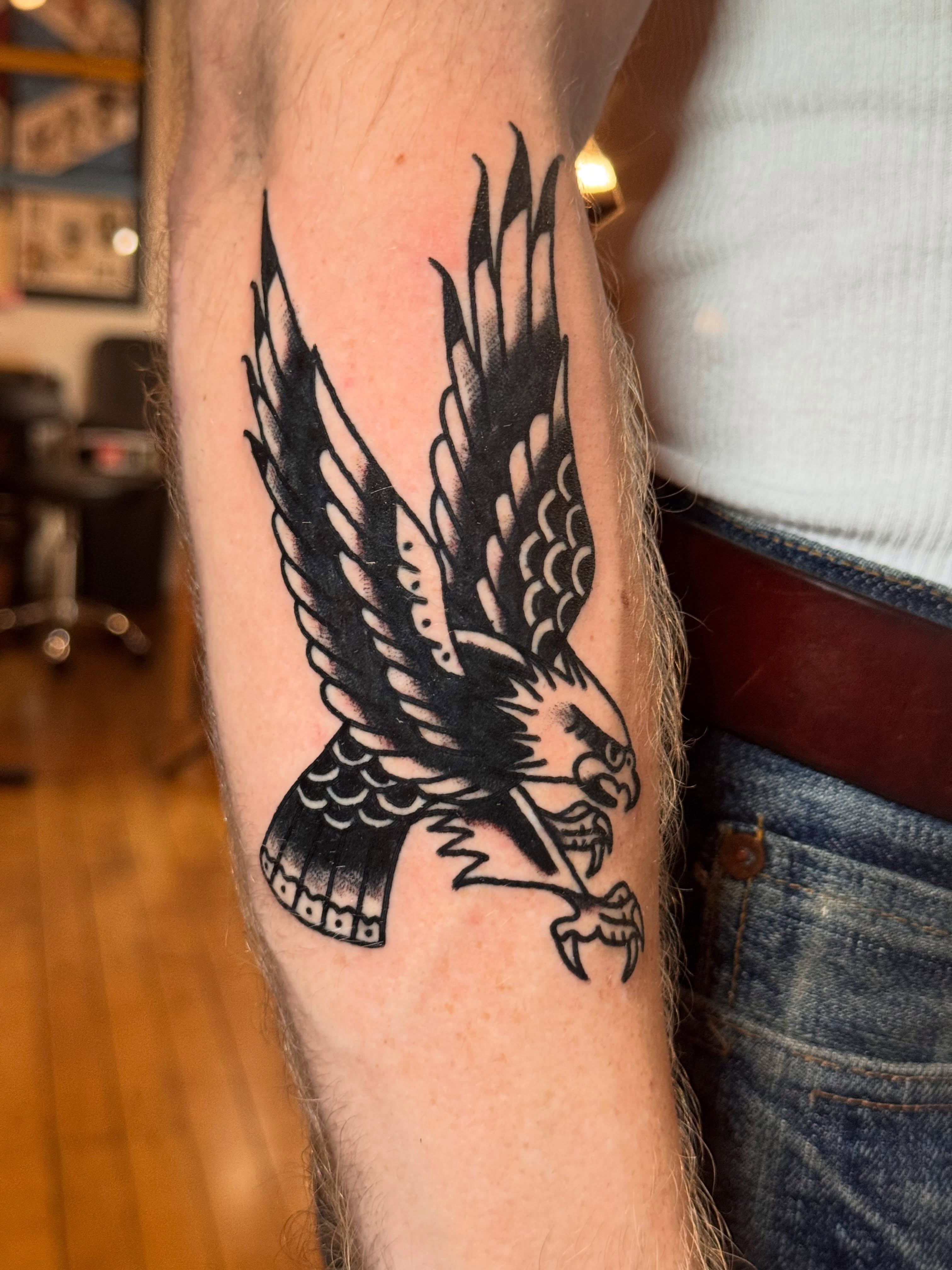 Tattoo by @tattoolemieux — american_traditional