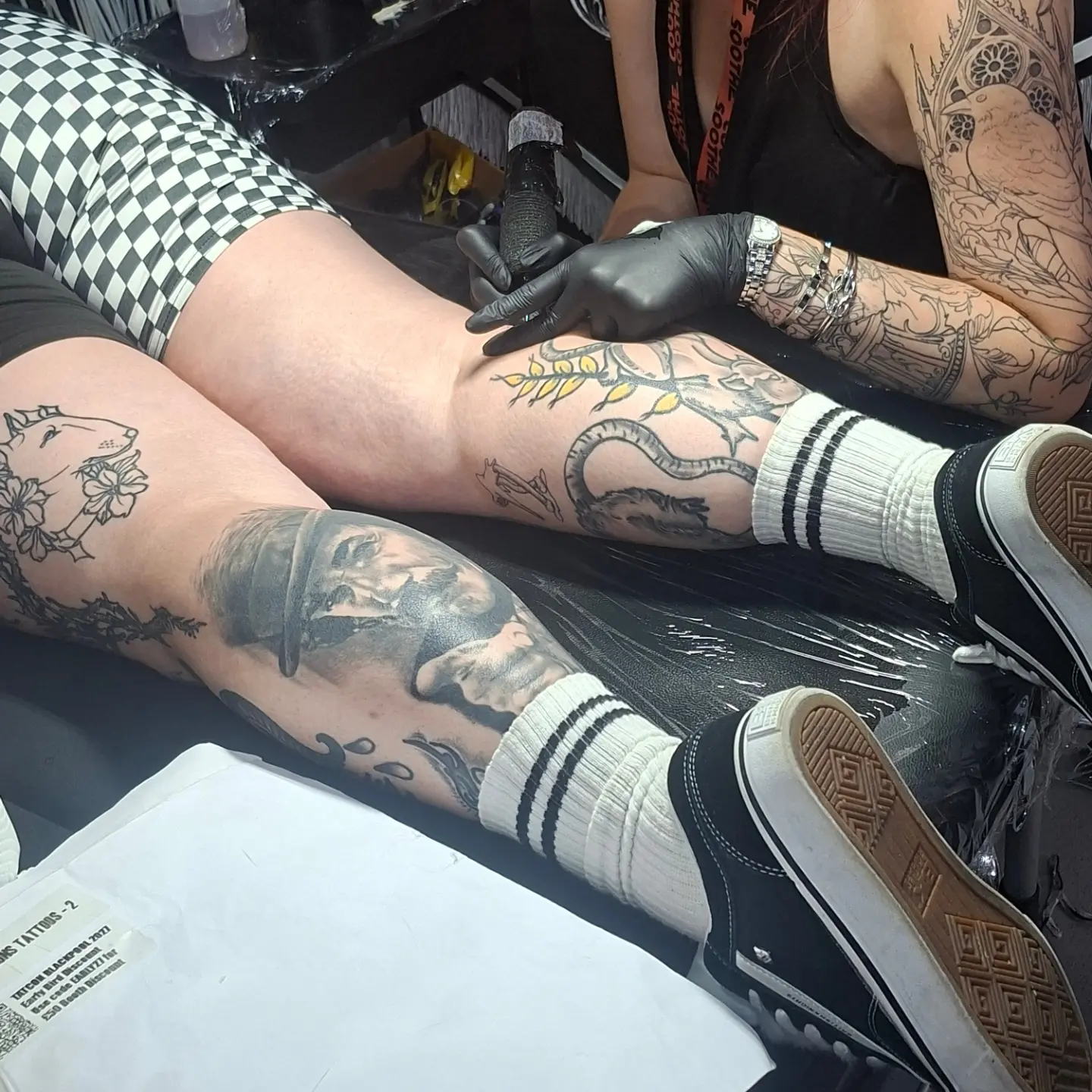 Tattoo by @gemthetattooedlady — black_and_grey