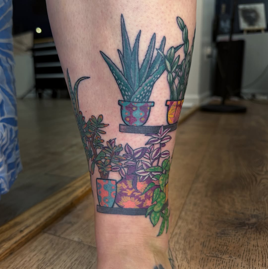 Tattoo by @rockylovetattoos — dotwork