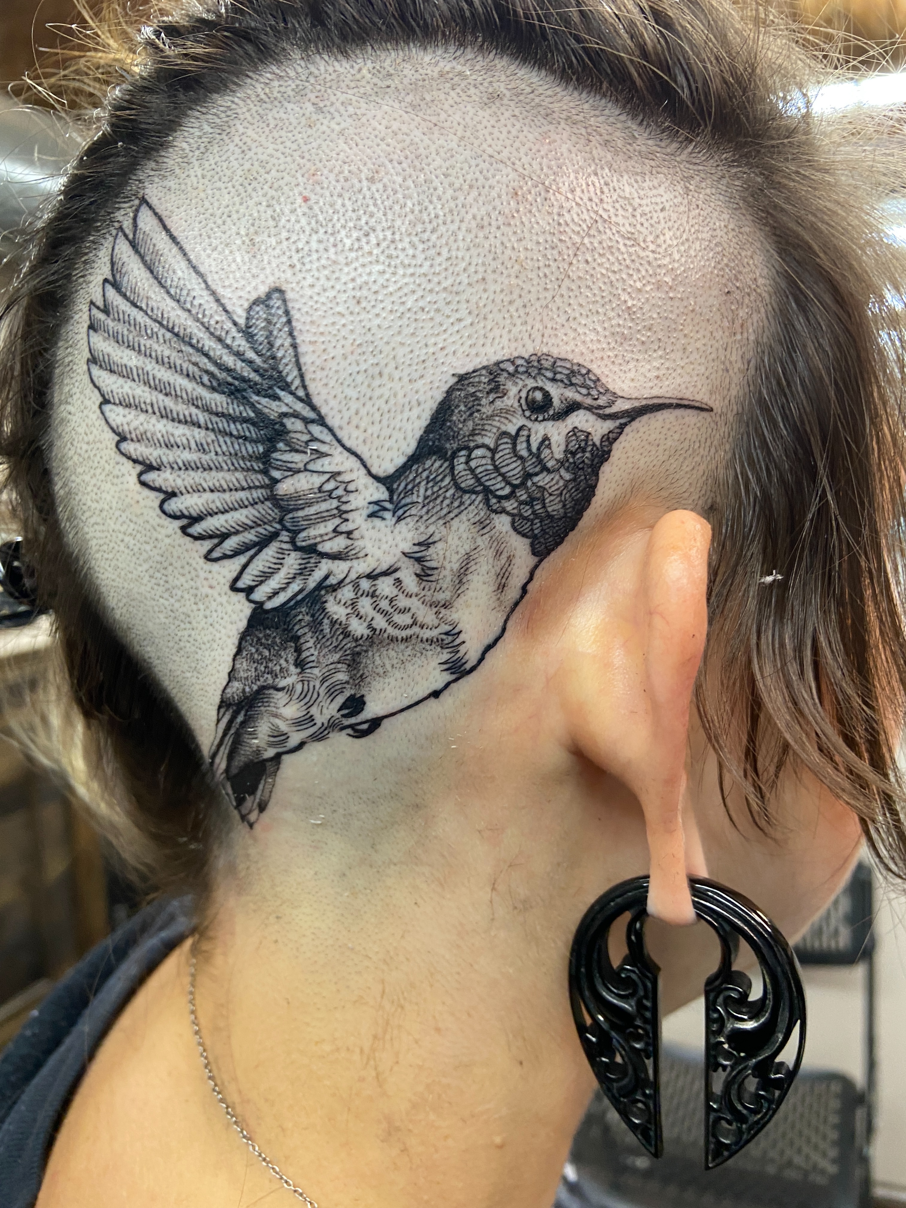 Tattoo by @quinndoskis — black_and_grey, realism