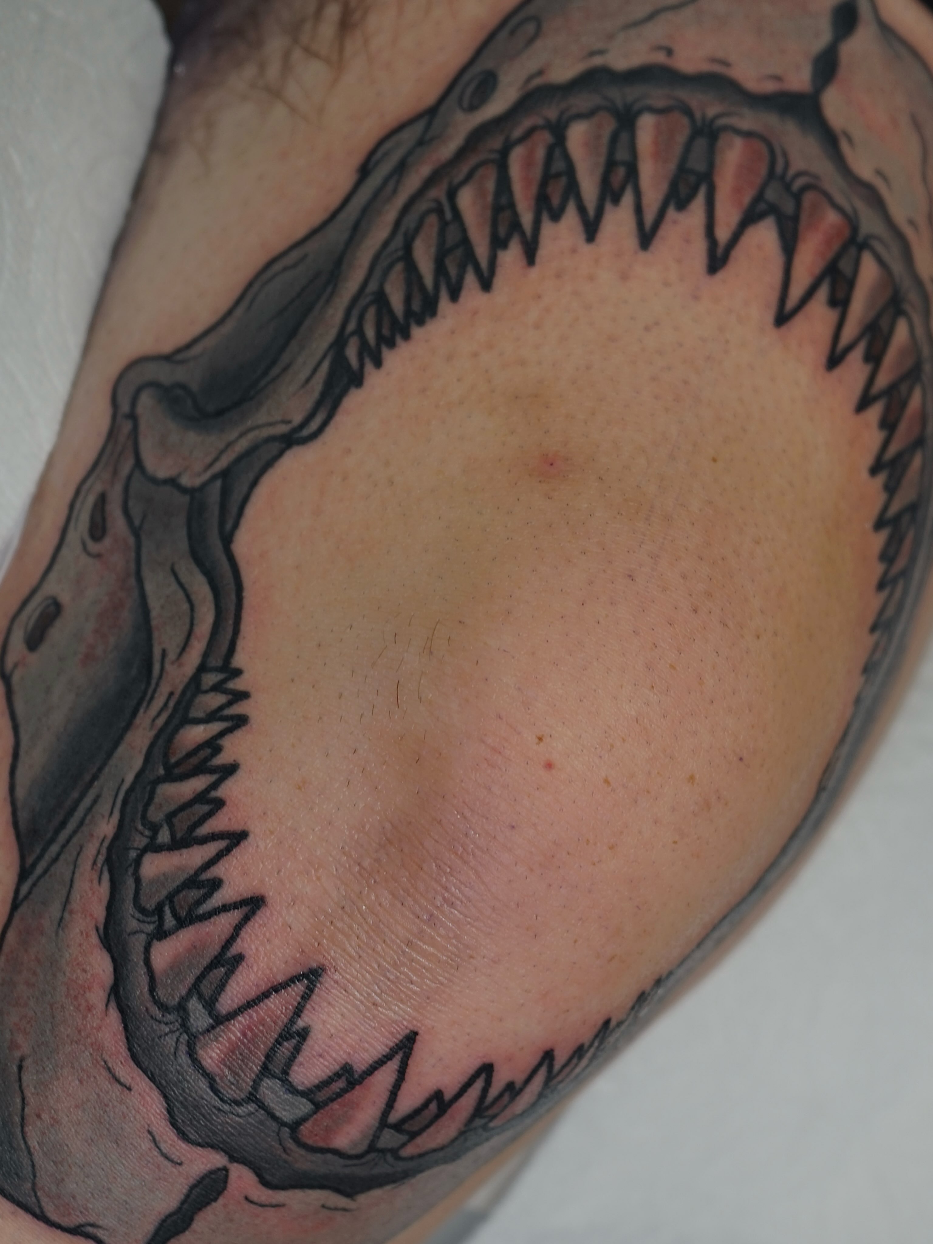 Tattoo by @tylerharringtontattoos — black_and_grey