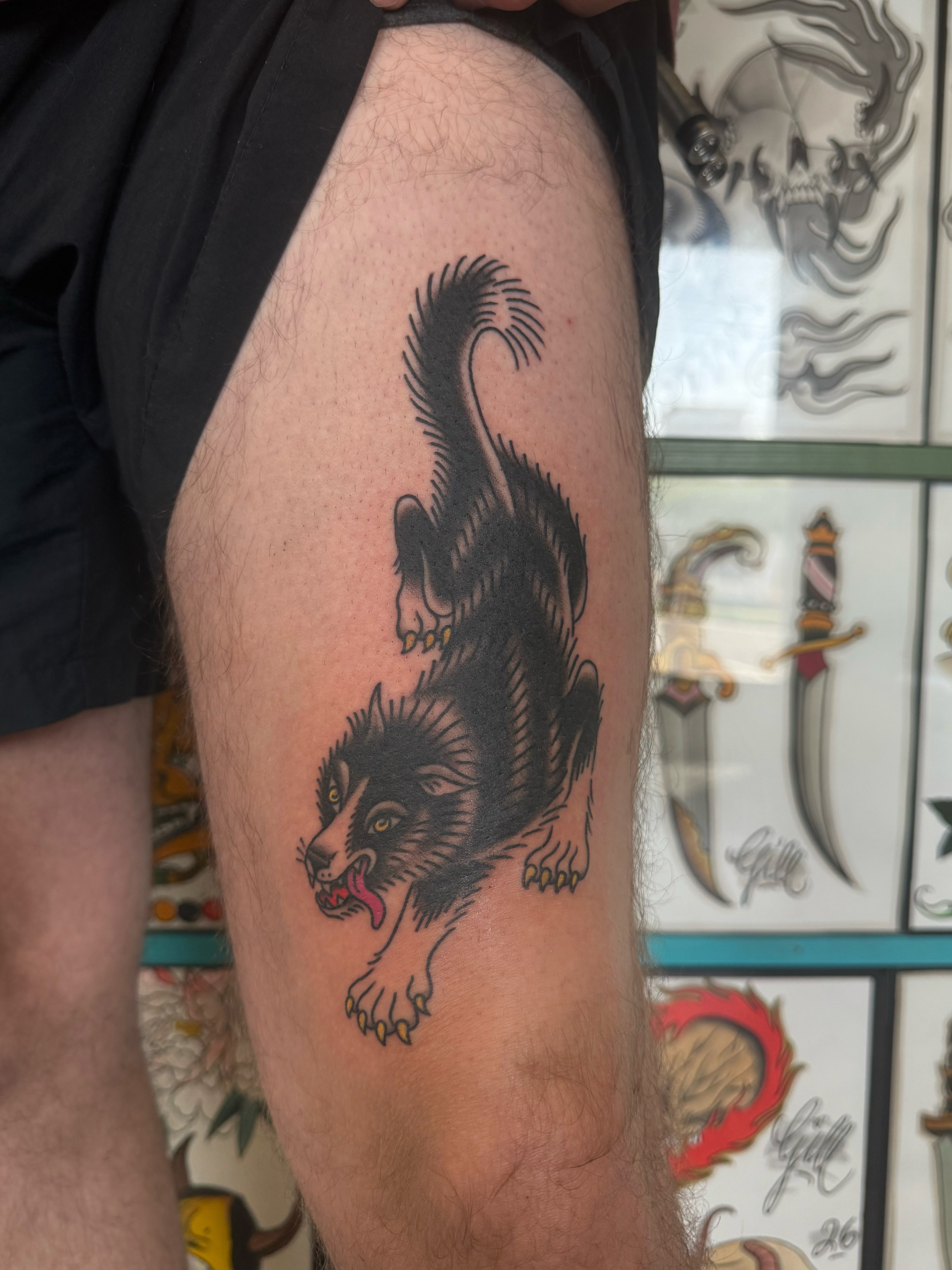 Tattoo by @ladygrace.tattoos — american_traditional, black_and_grey