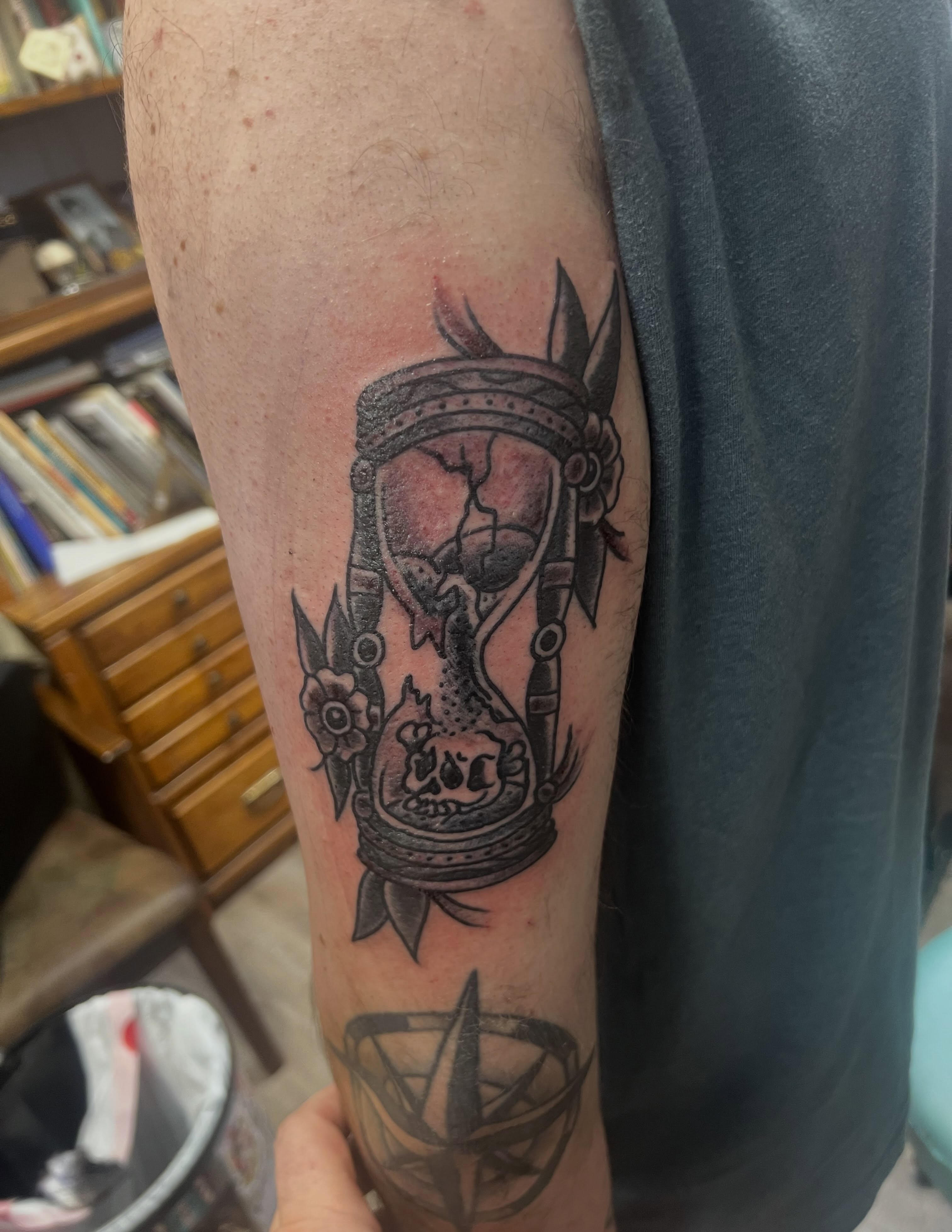 Tattoo by @geaux_catfish — american_traditional, black_and_grey