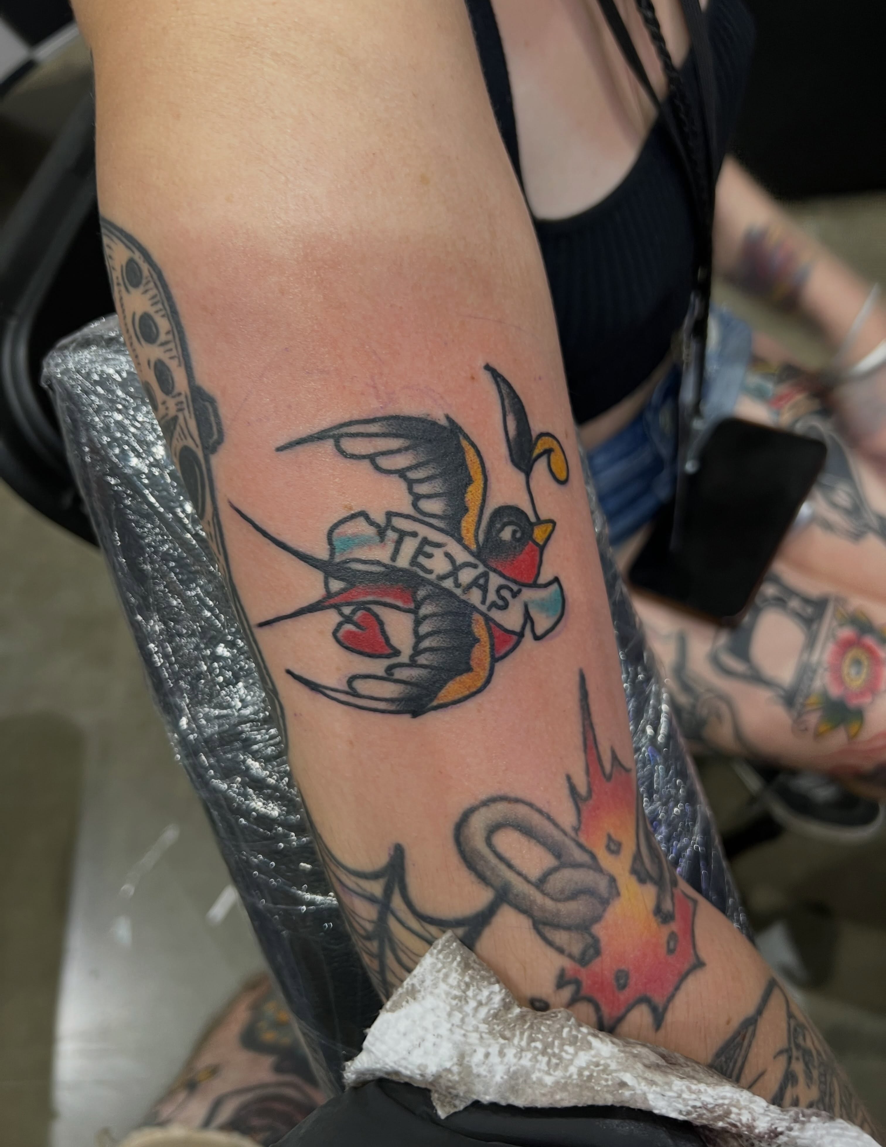 Tattoo by @geaux_catfish — american_traditional
