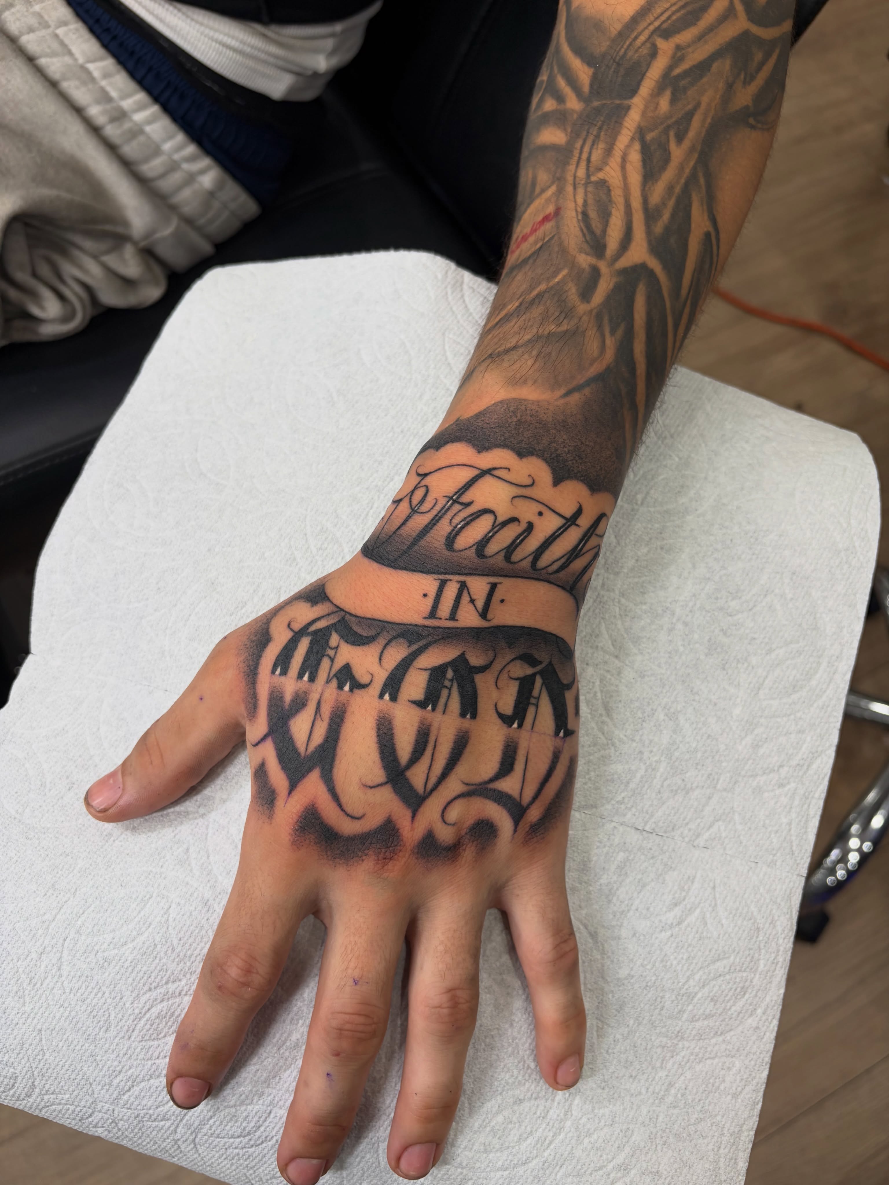 Tattoo by @lvp_arte — lettering_script
