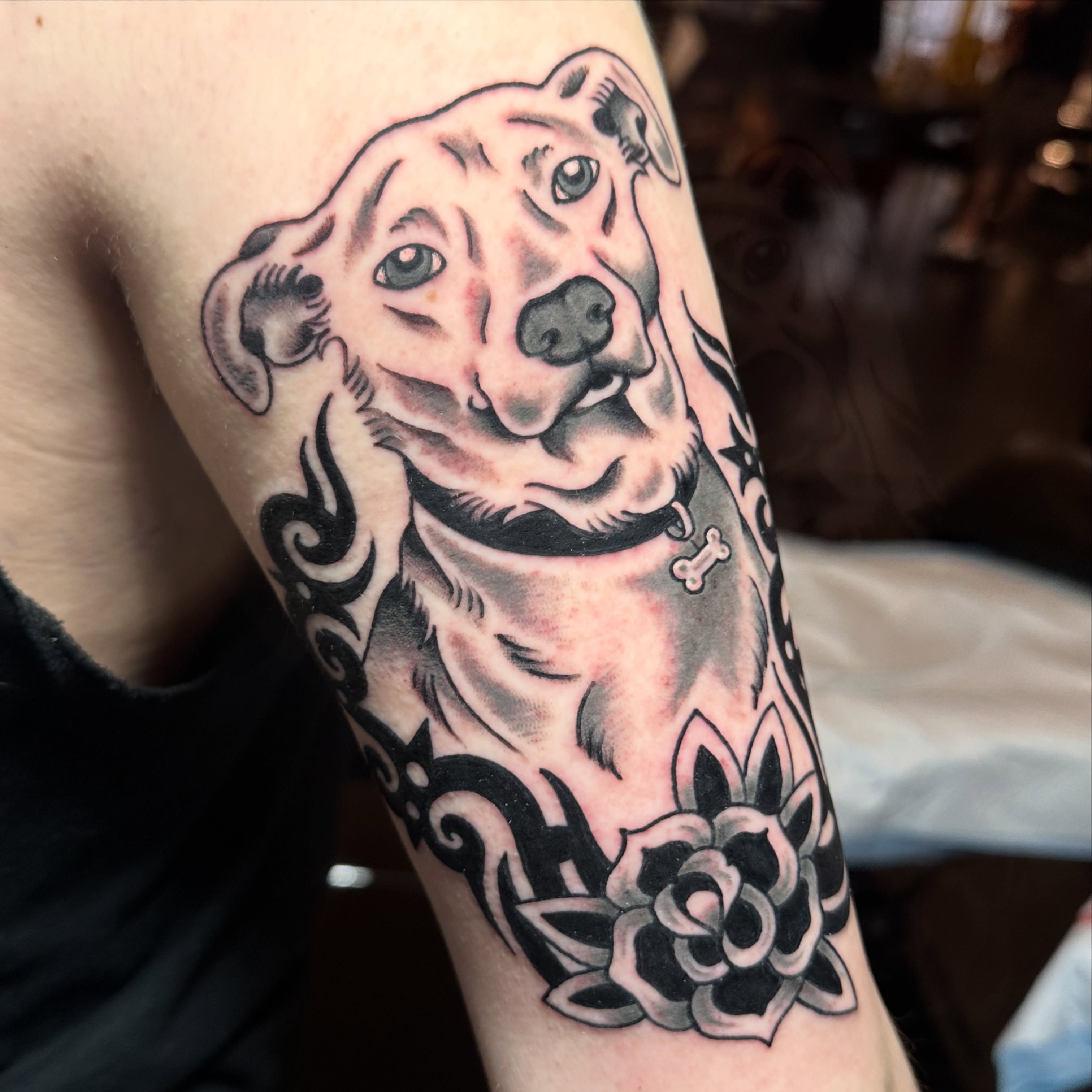 Tattoo by @kikipainmaker — american_traditional, black_and_grey