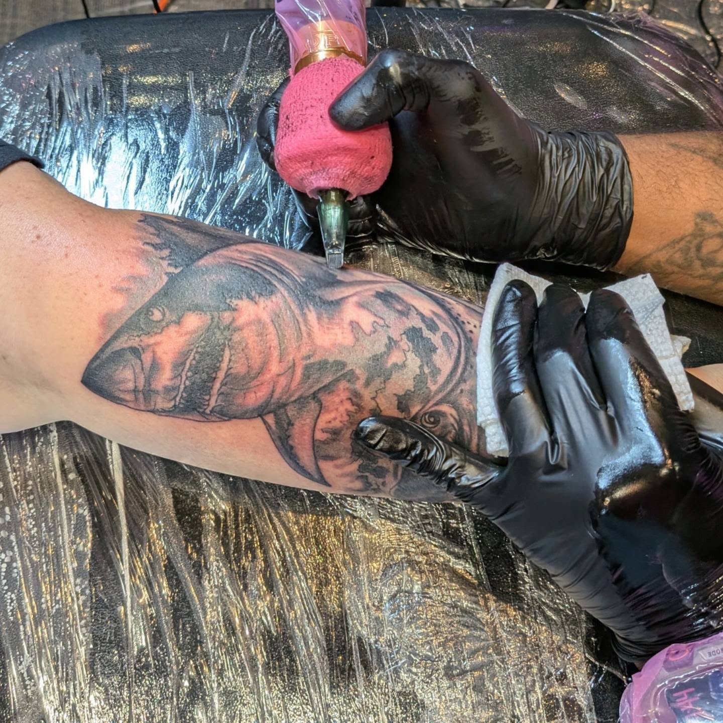Tattoo by @flashme_ink — black_and_grey