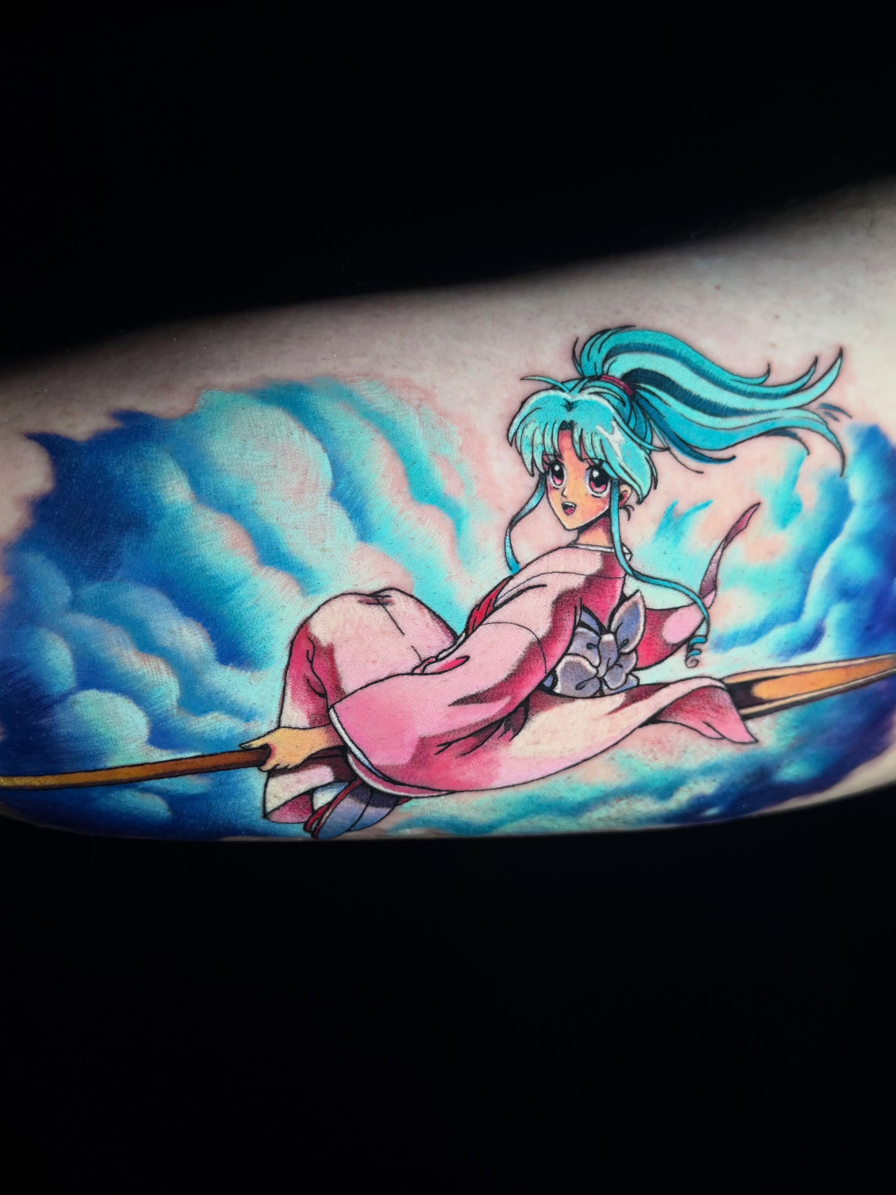 Tattoo by @fakkubunny — anime