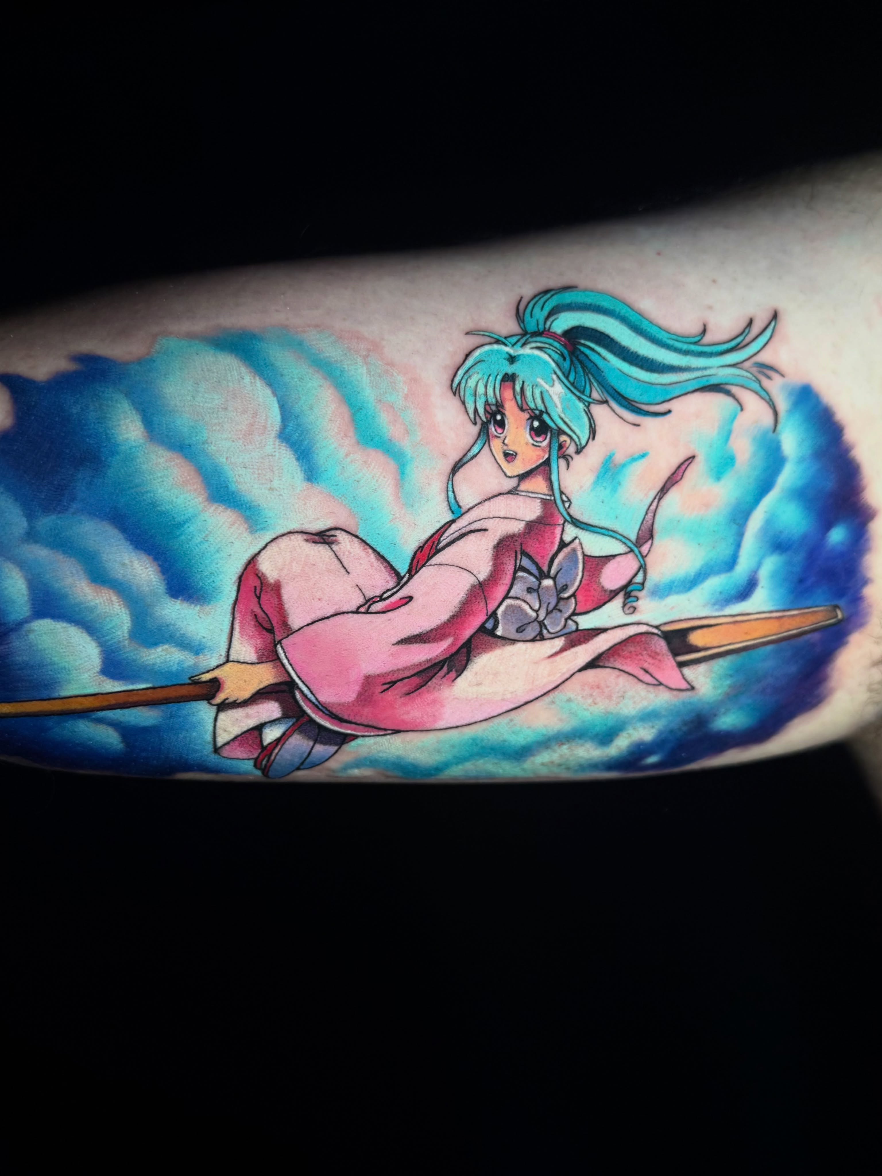 Tattoo by @fakkubunny — anime