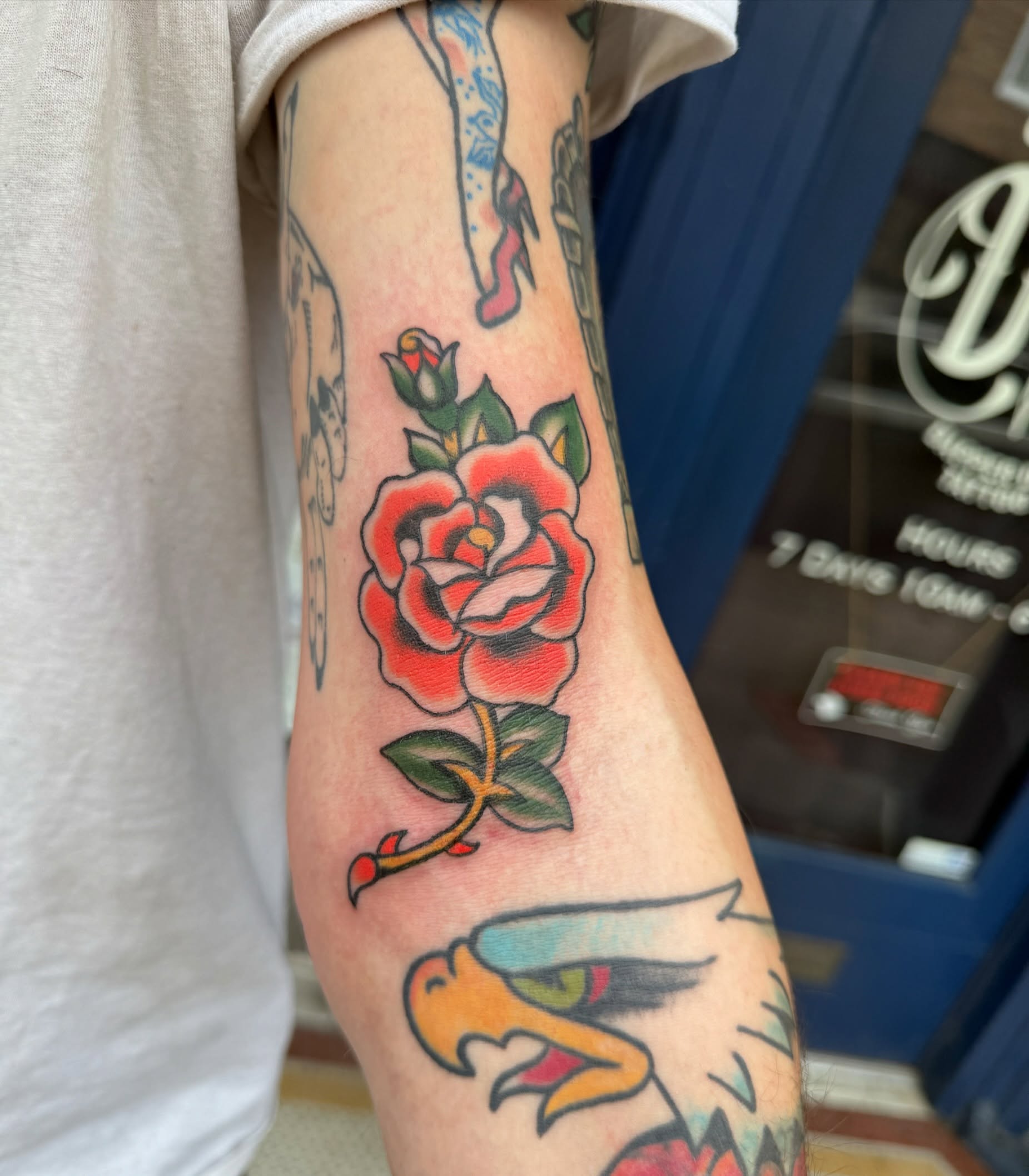 Tattoo by @areubeewhy — american_traditional