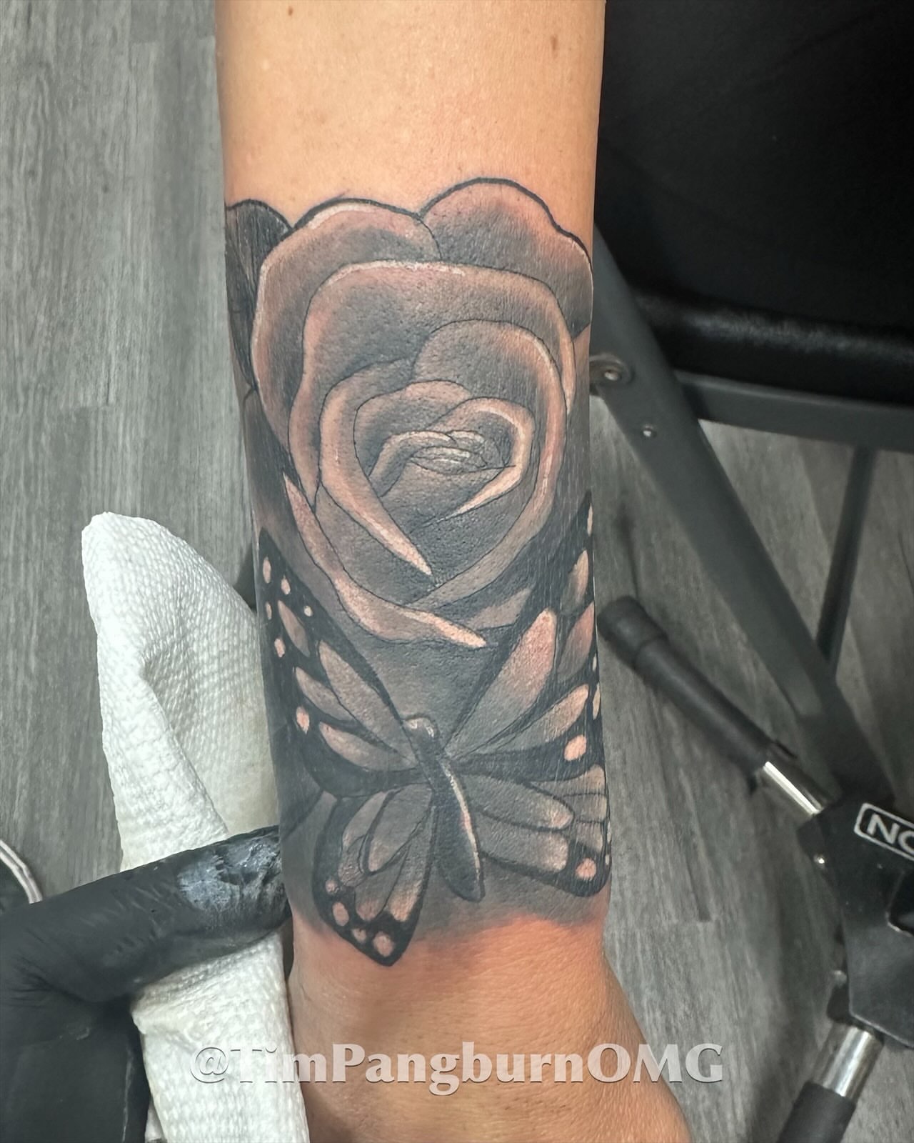 Tattoo by @timpangburnomg — black_and_grey, realism