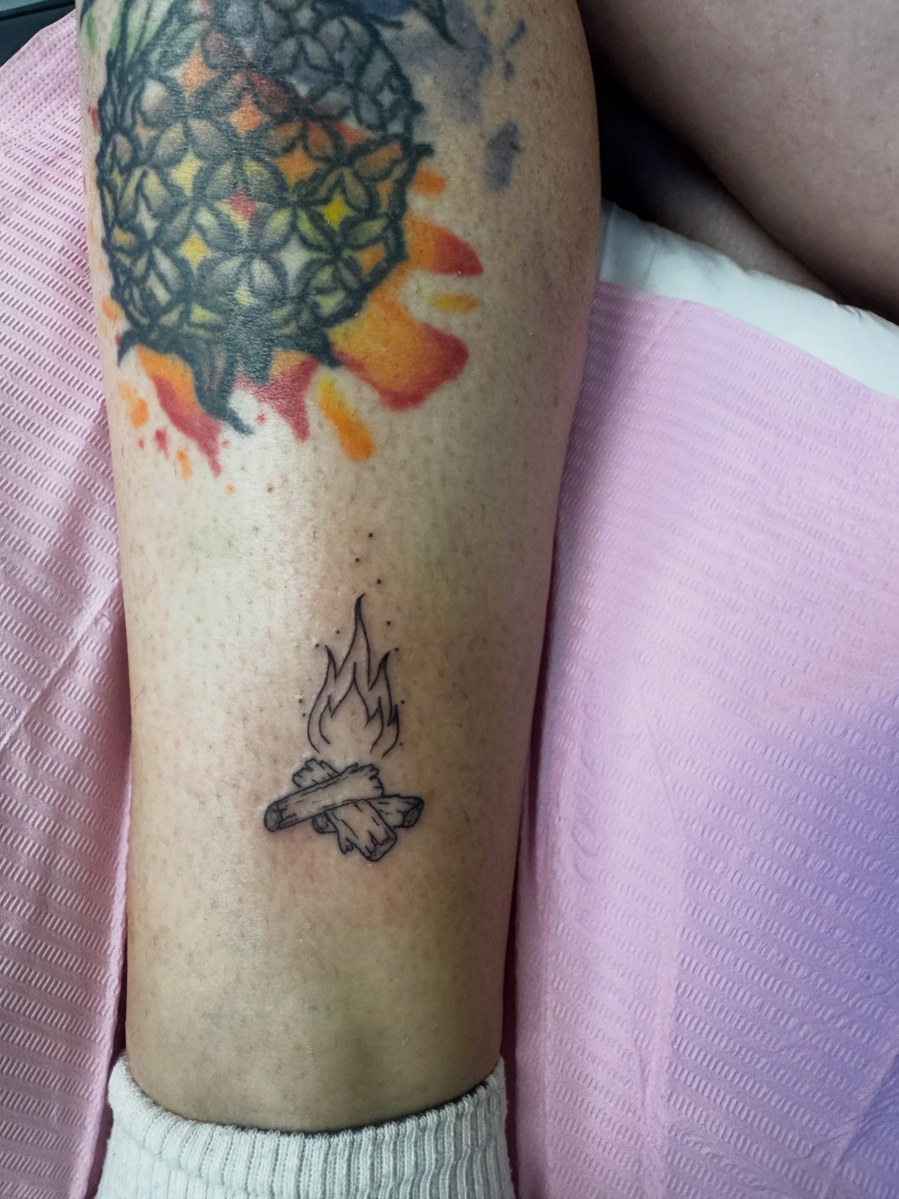 Tattoo by @daizy.ink — dotwork