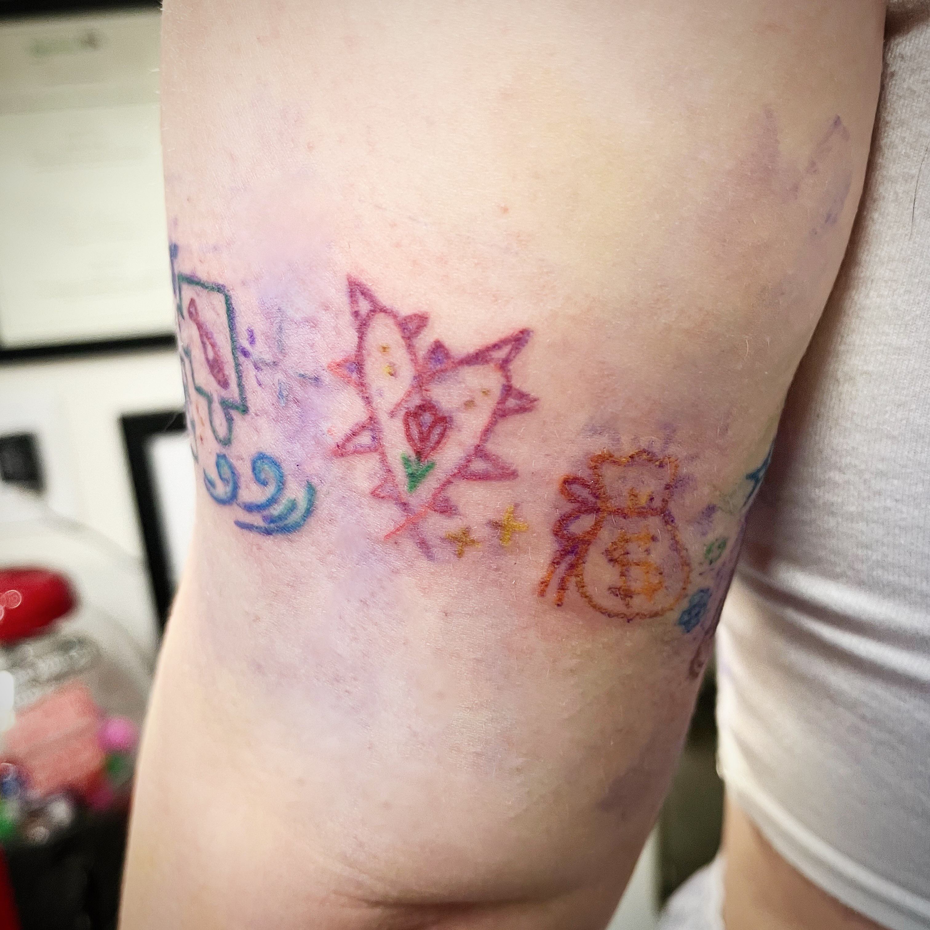 Tattoo by @ashley_perrier — watercolor