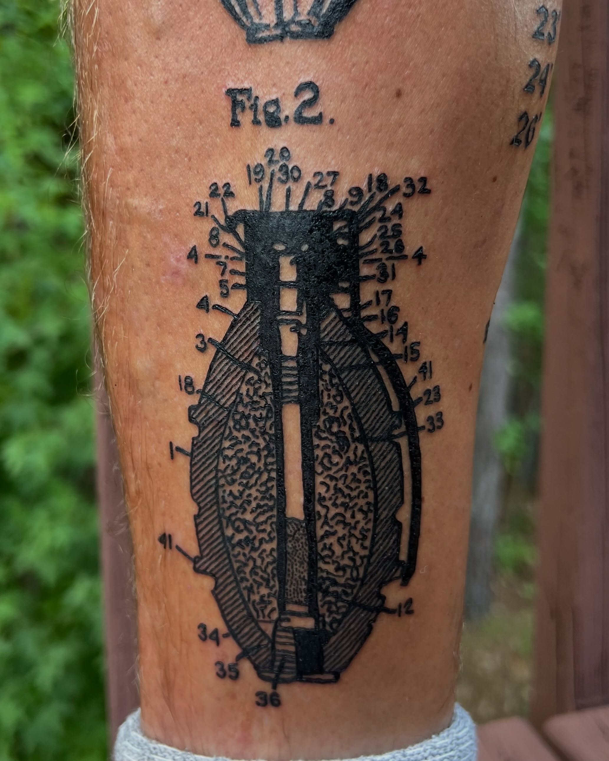 Tattoo by @ineedarocketlauncher — black_and_grey