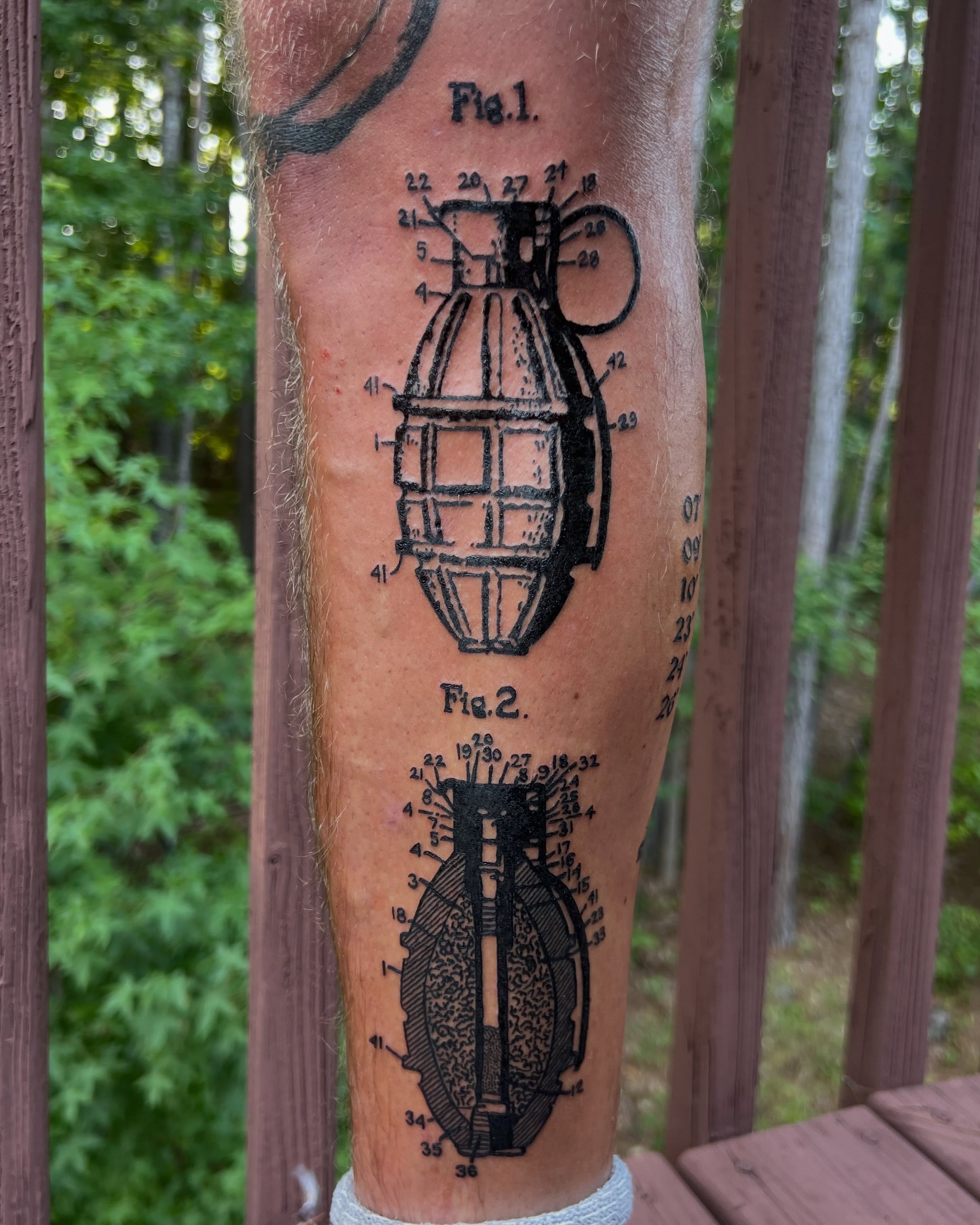 Tattoo by @ineedarocketlauncher — black_and_grey
