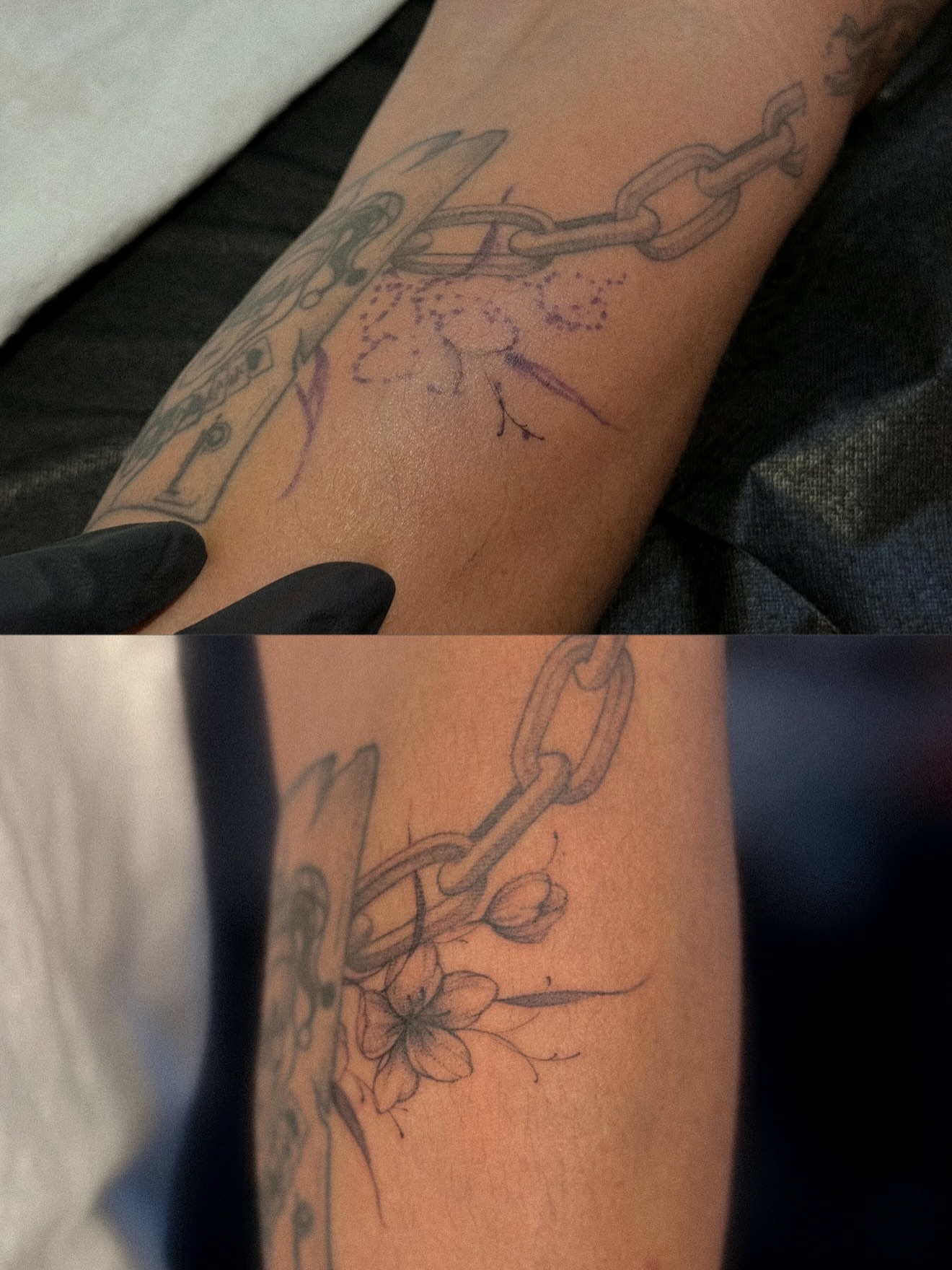 Tattoo by @yourdarkstory — black_and_grey