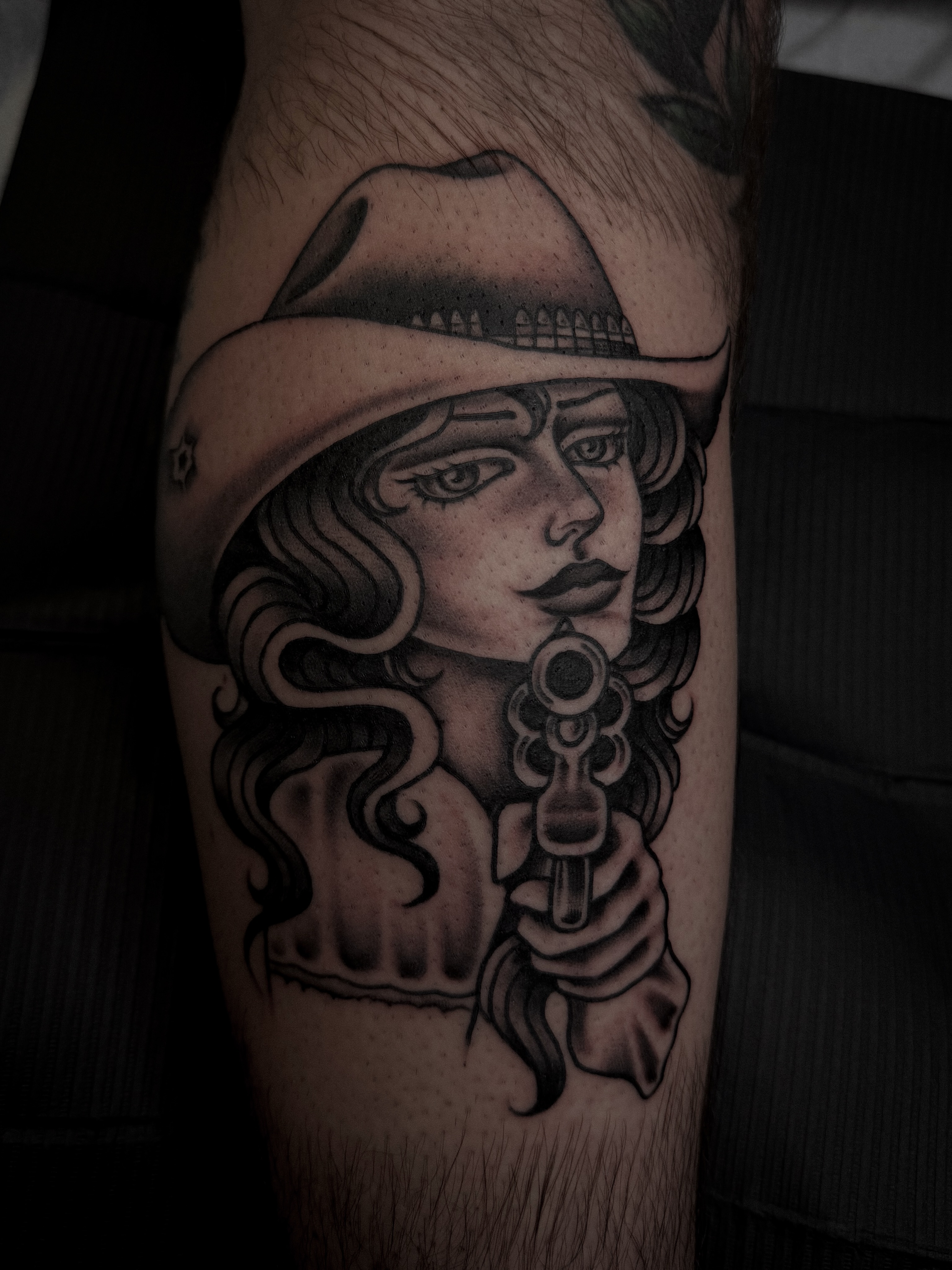 Tattoo by @sydneybulmer.tattoos — american_traditional, black_and_grey