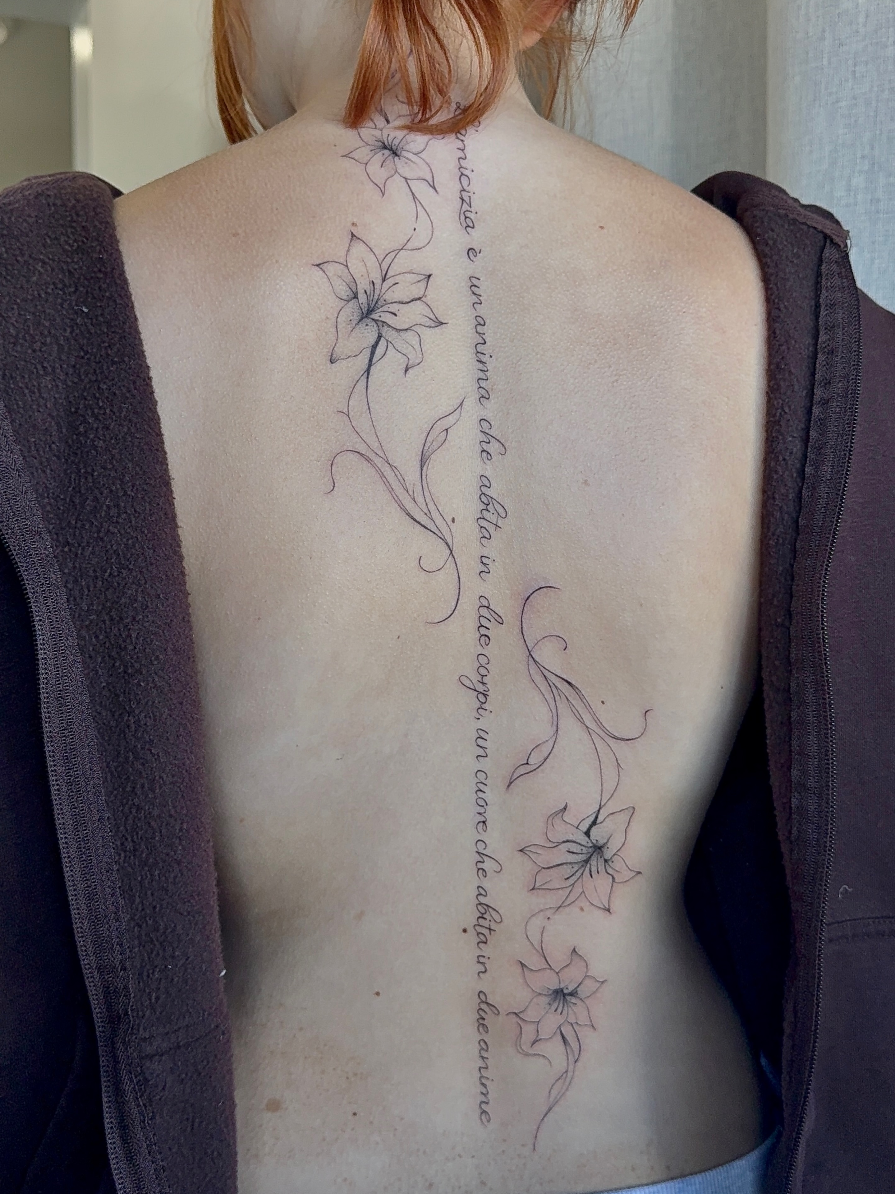 Tattoo by @hosannatattoo — fine_line, black_and_grey