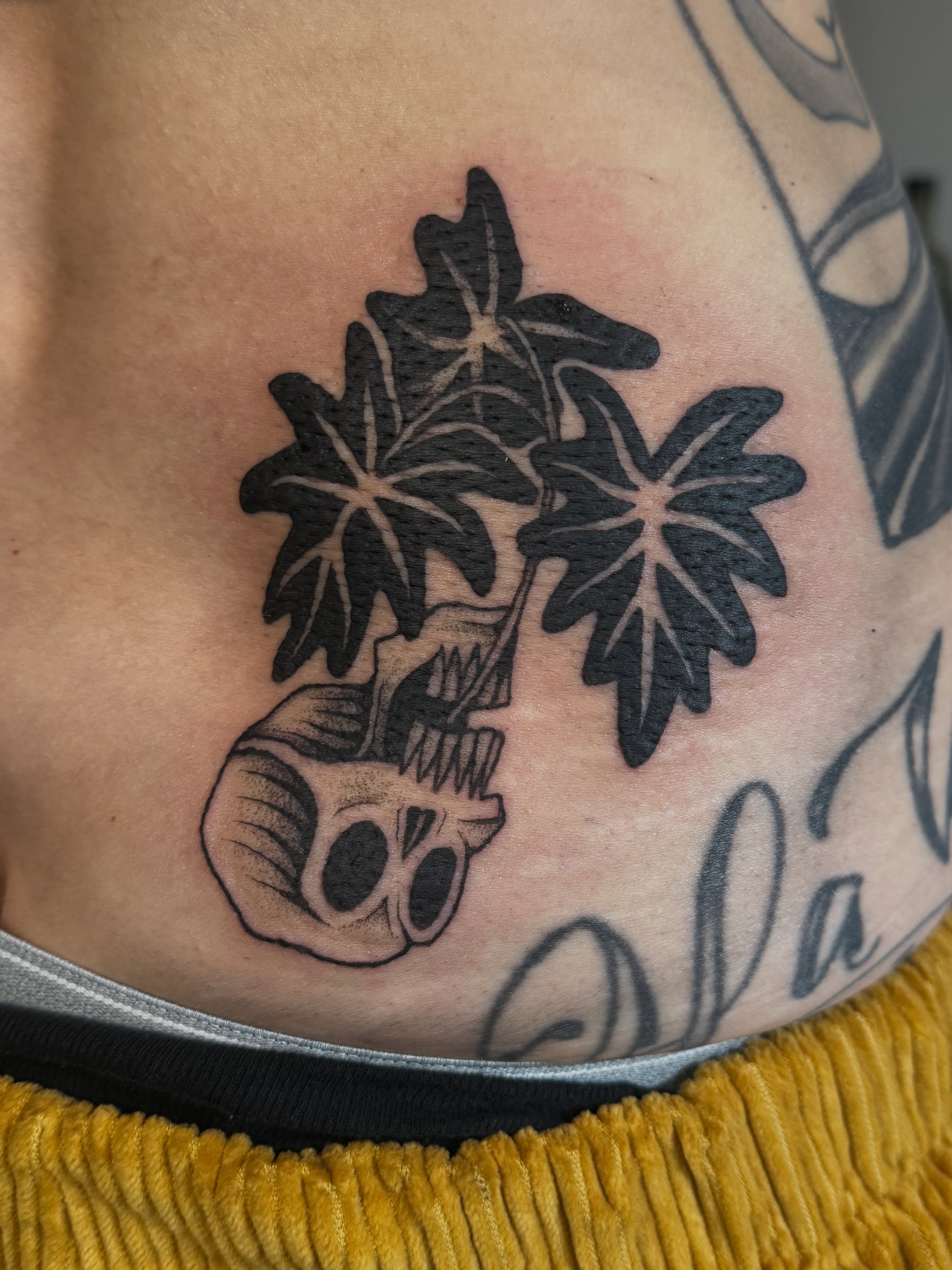 Tattoo by @pdv — black_and_grey