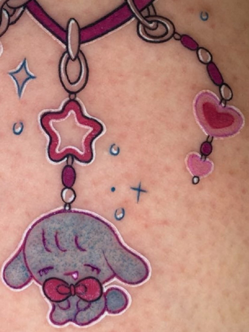 Tattoo by @maddiegtattoos — new_school, anime