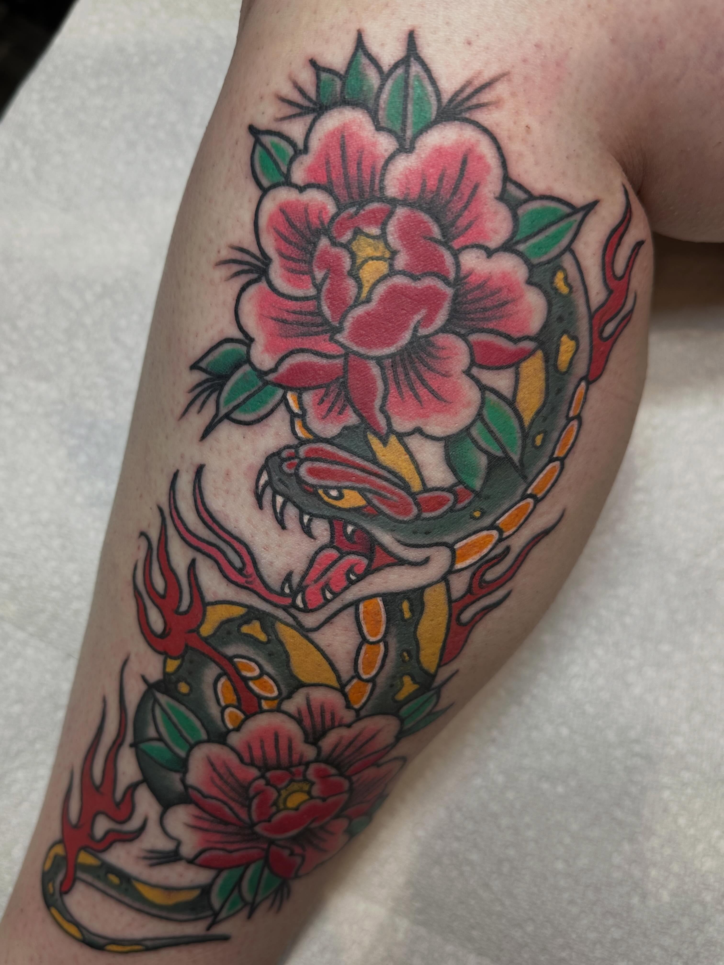 Tattoo by @ethanjester_tattoos — american_traditional