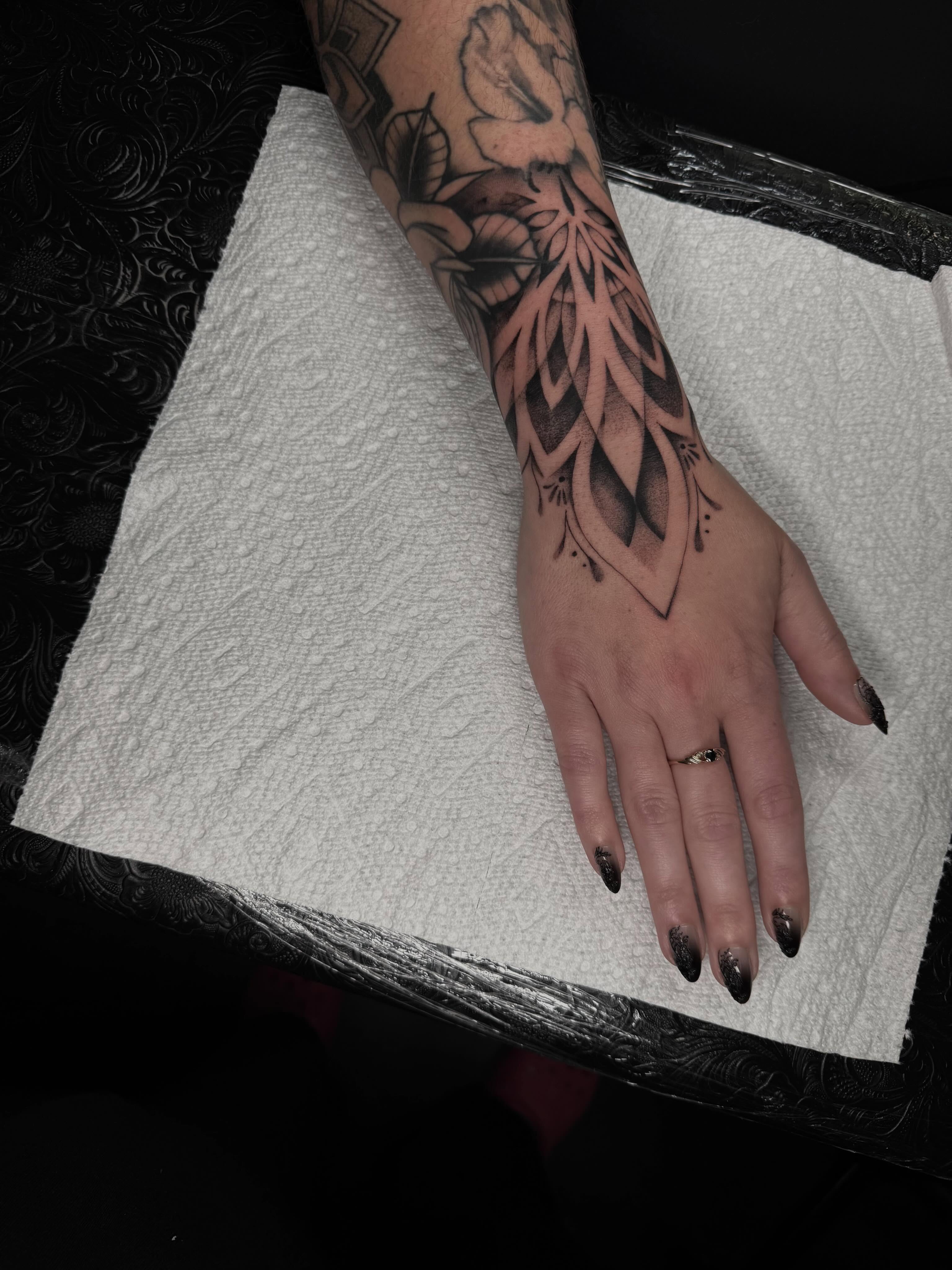 Tattoo by @whip_spurstattoo — black_and_grey