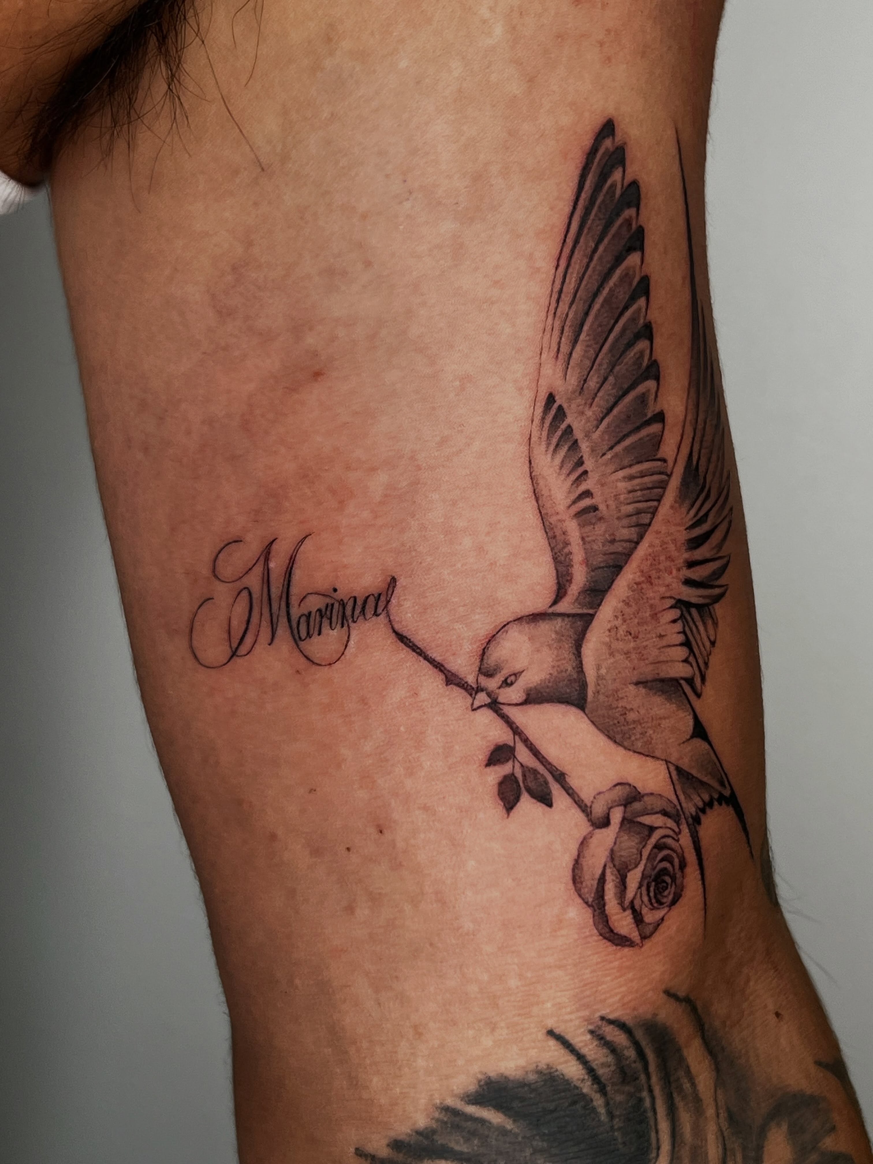 Tattoo by @jusan.tattoos — black_and_grey