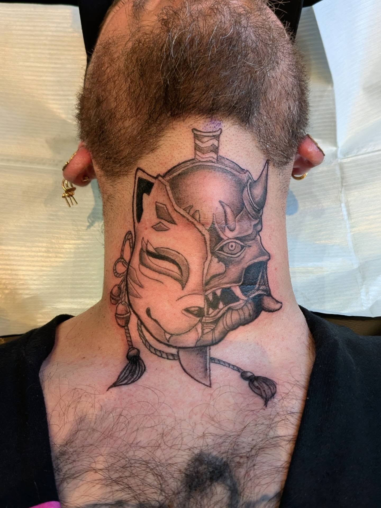 Tattoo by @fortwaynetattoofestival — black_and_grey, realism
