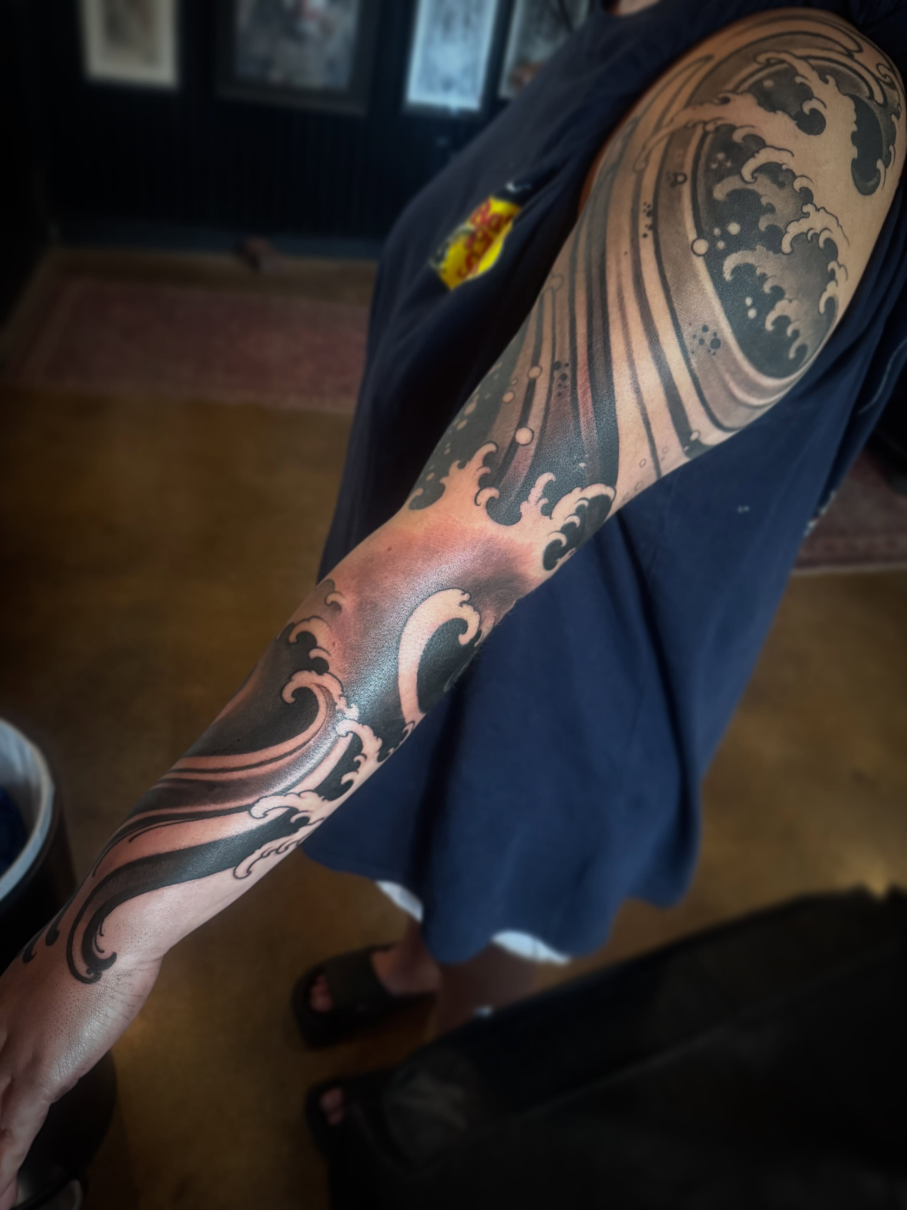 Tattoo by @dominicholmes_art — japanese_irezumi