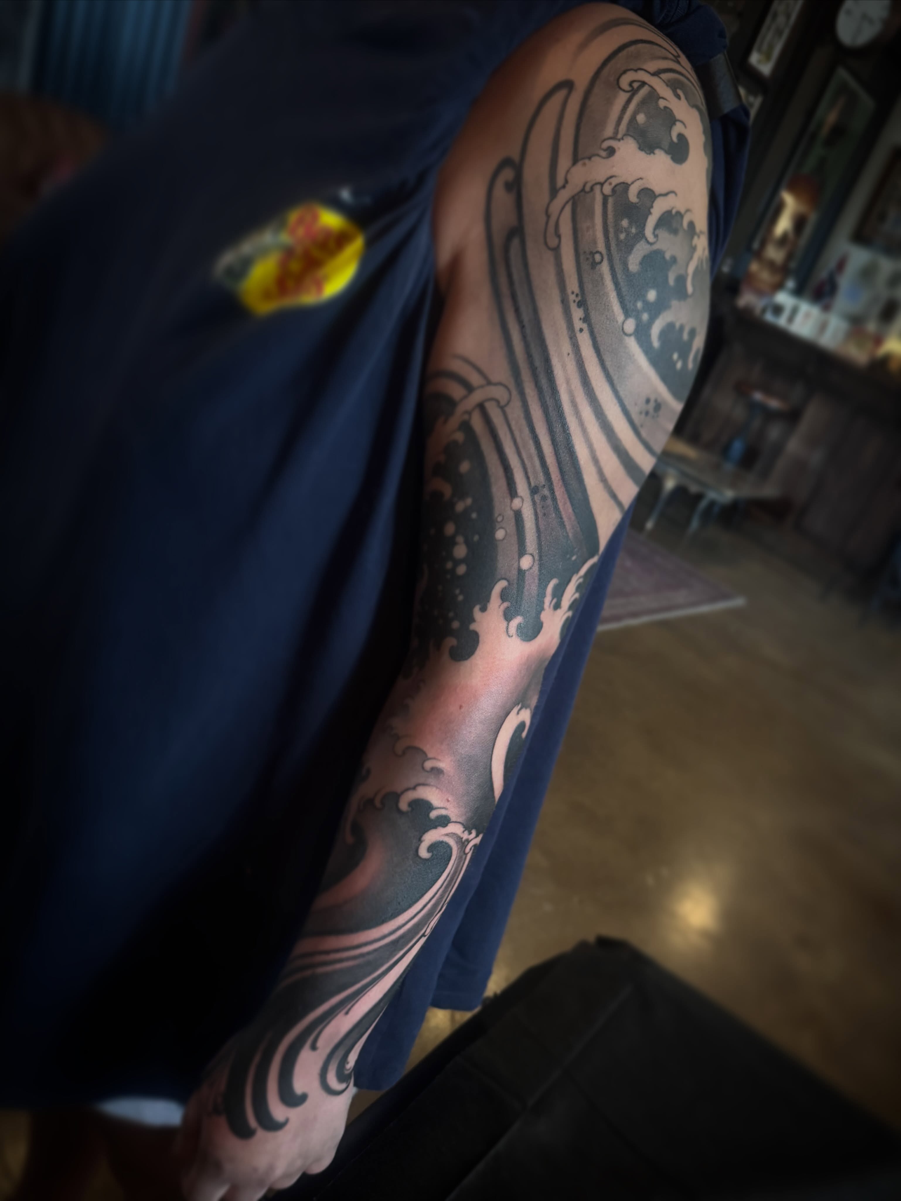 Tattoo by @dominicholmes_art — japanese_irezumi
