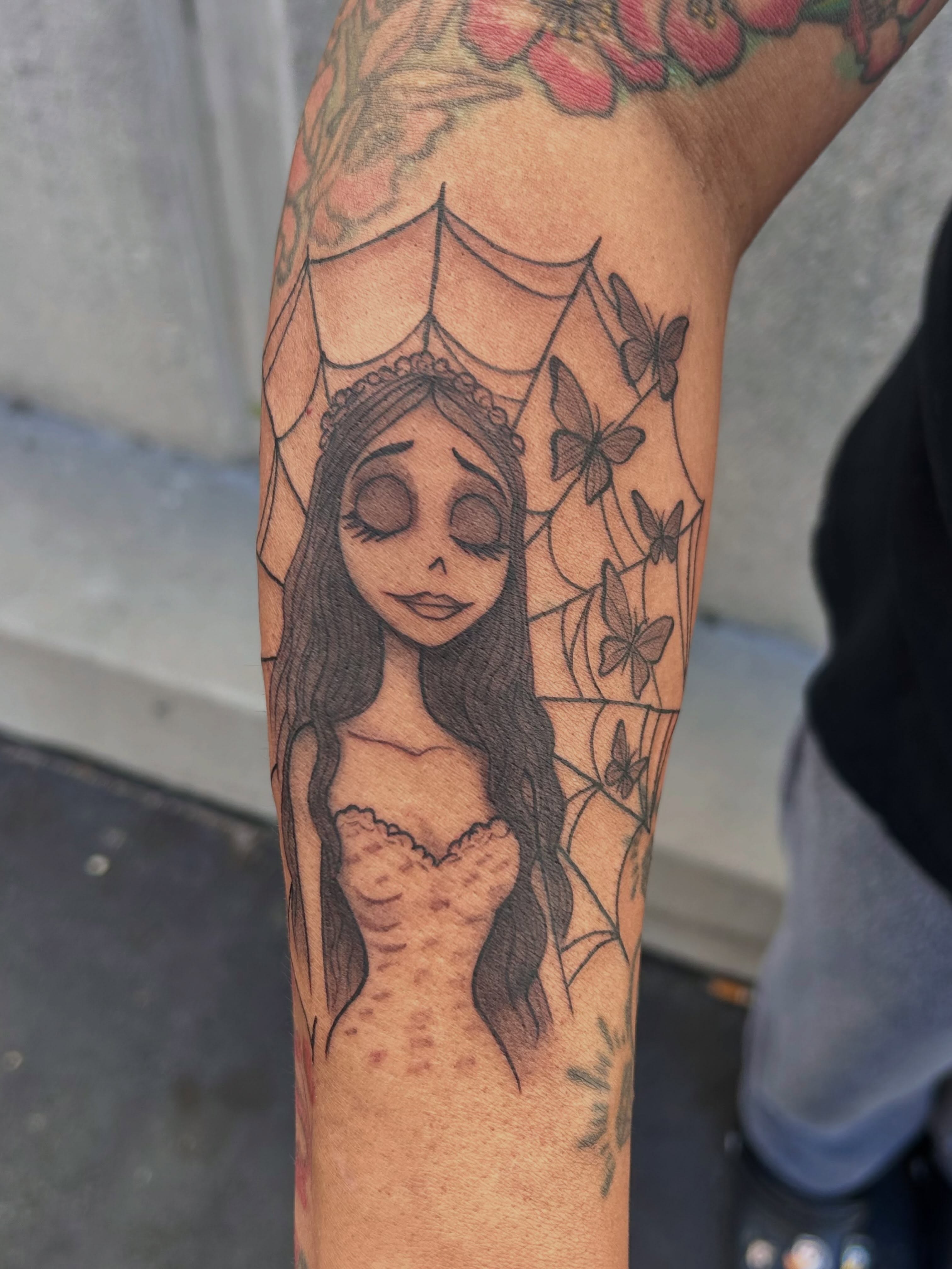 Tattoo by @birdytattoos_ — black_and_grey, realism