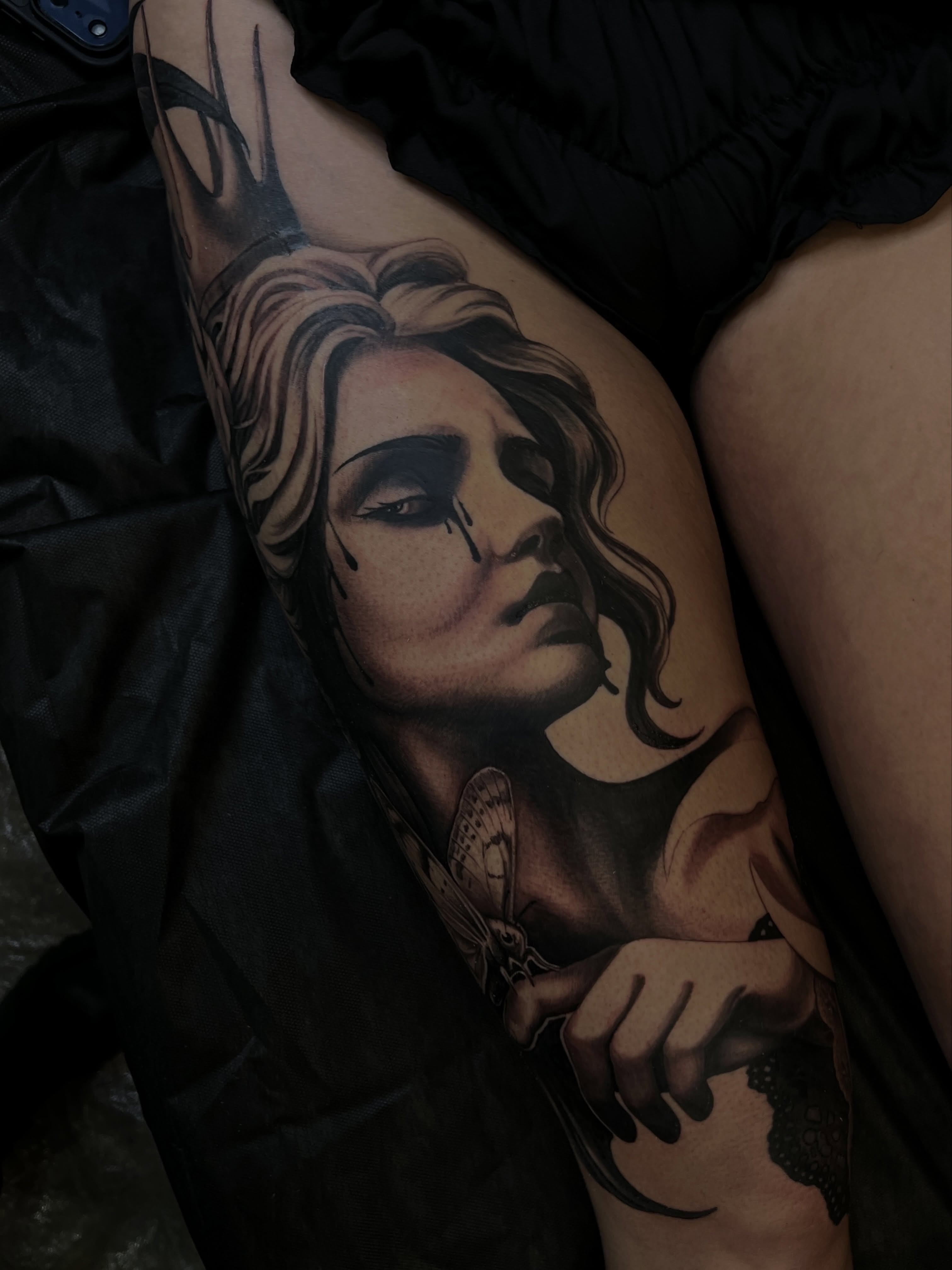 Tattoo by @mimzipma — realism, dark_realism