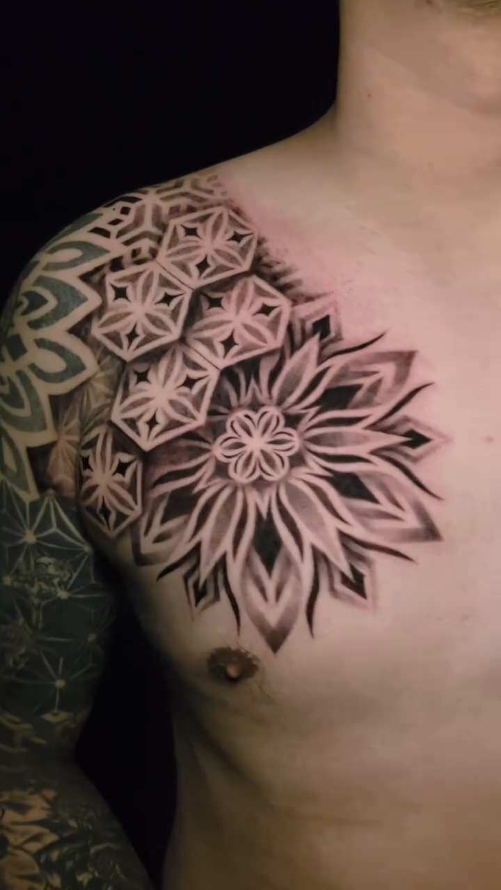 Tattoo by @toa_monti — geometric, black_and_grey