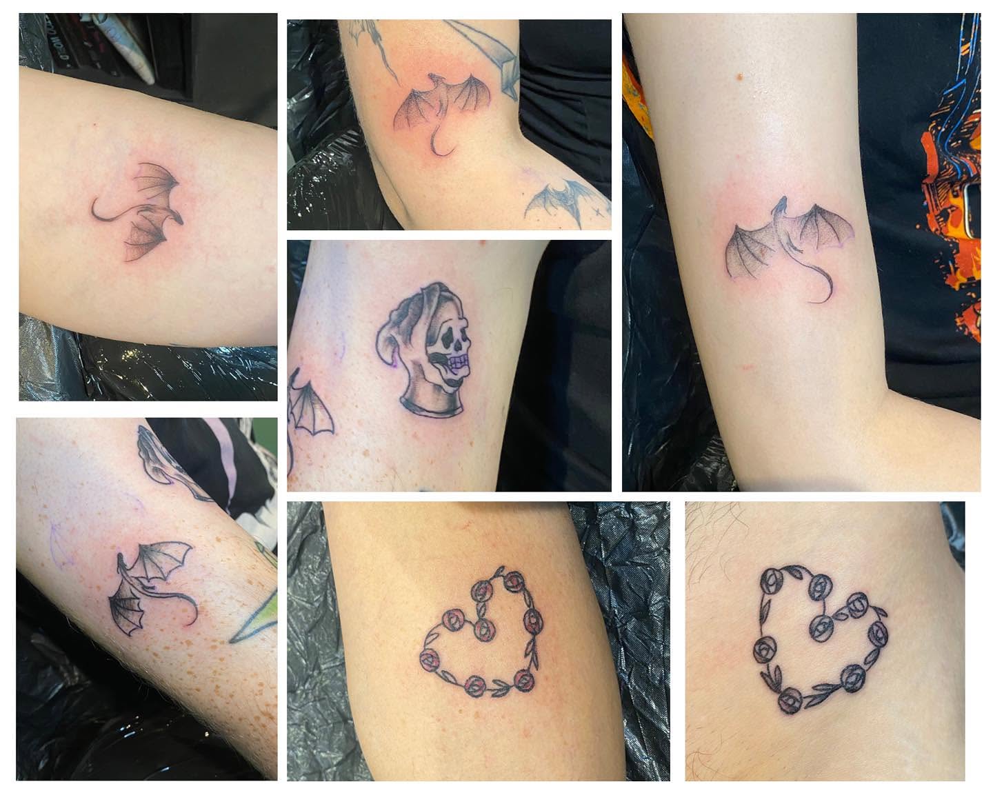 Tattoo by @carafrankenstein — dotwork