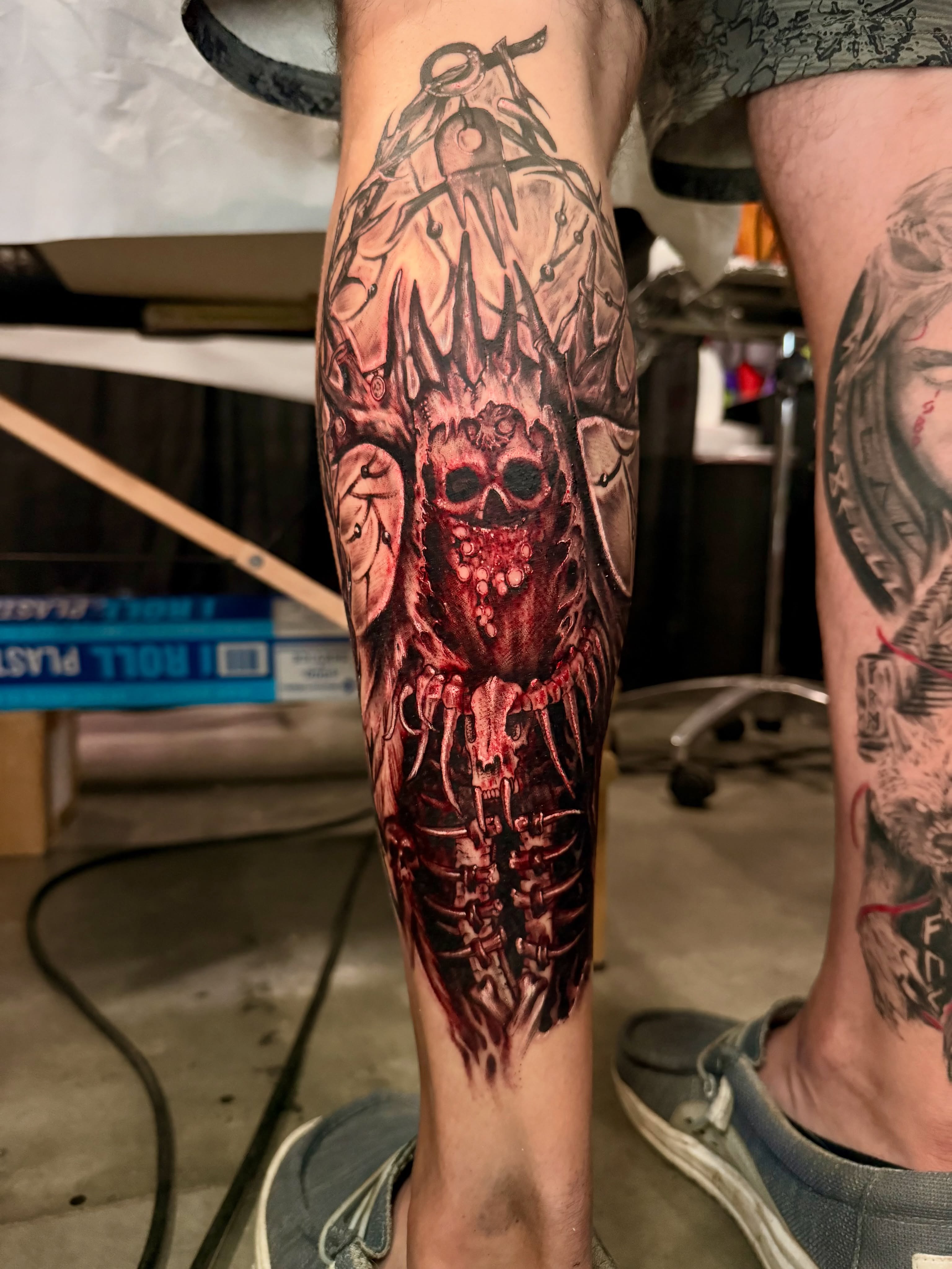 Tattoo by @garrett.morrell — dark_realism