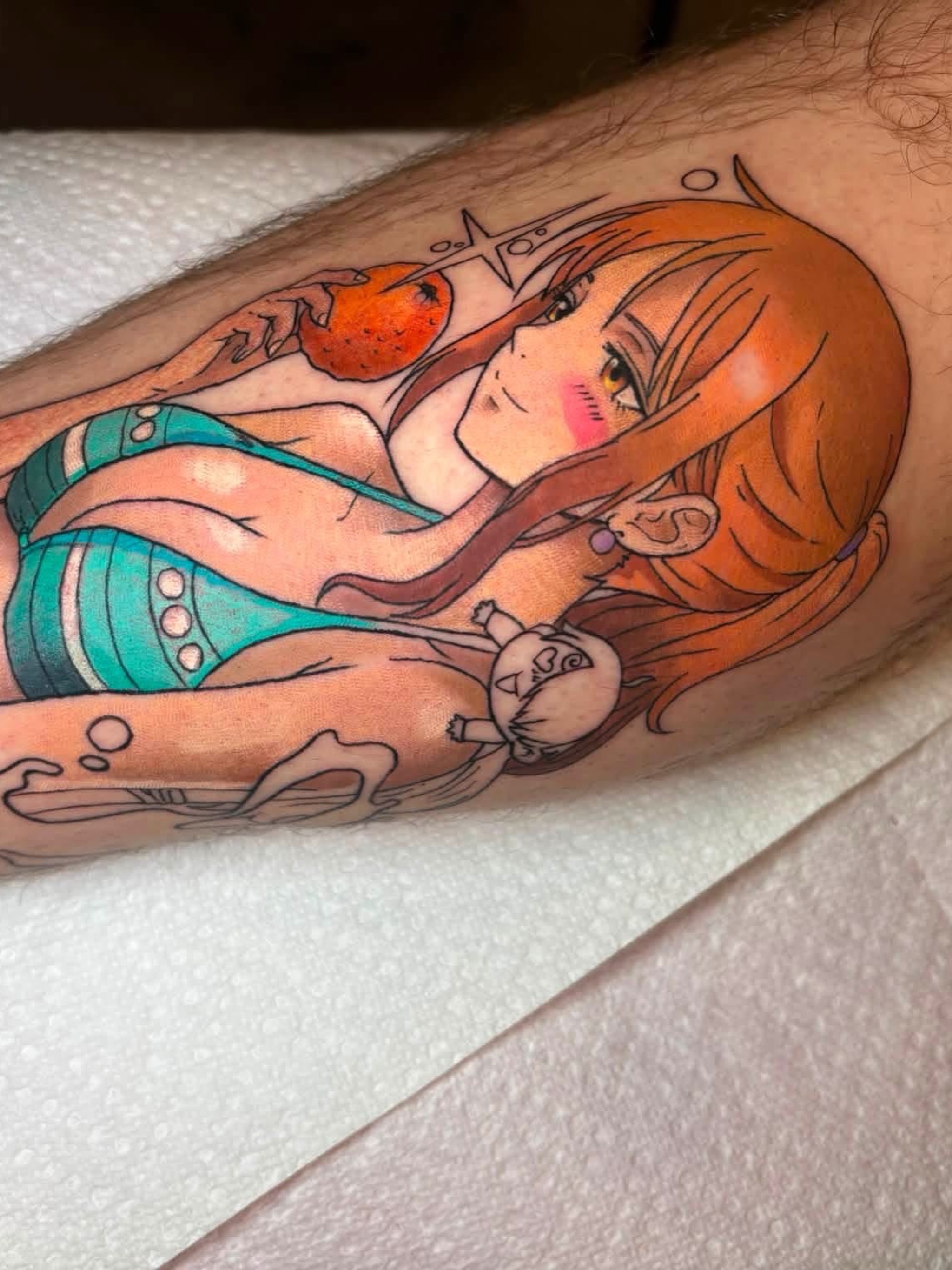 Tattoo by @garrett.morrell — anime