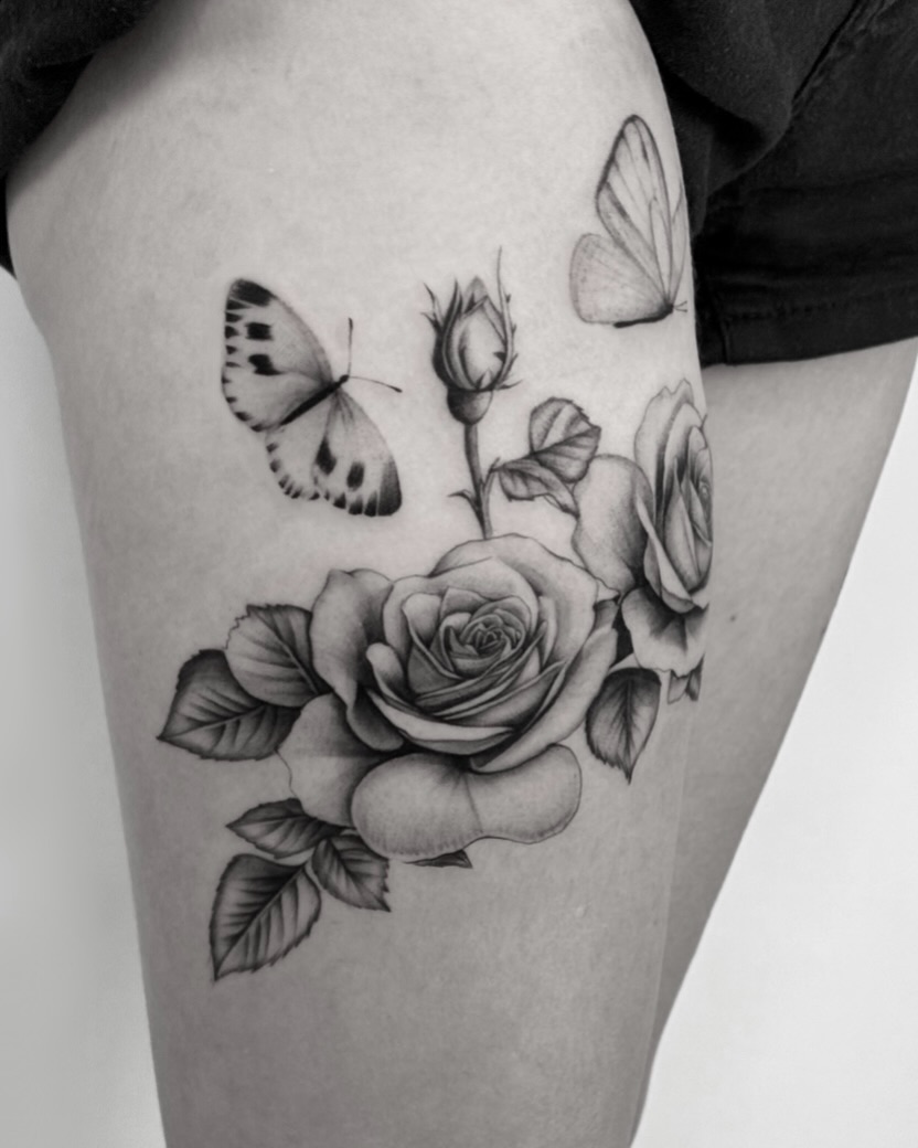 Tattoo by @blanc_inks — black_and_grey, realism