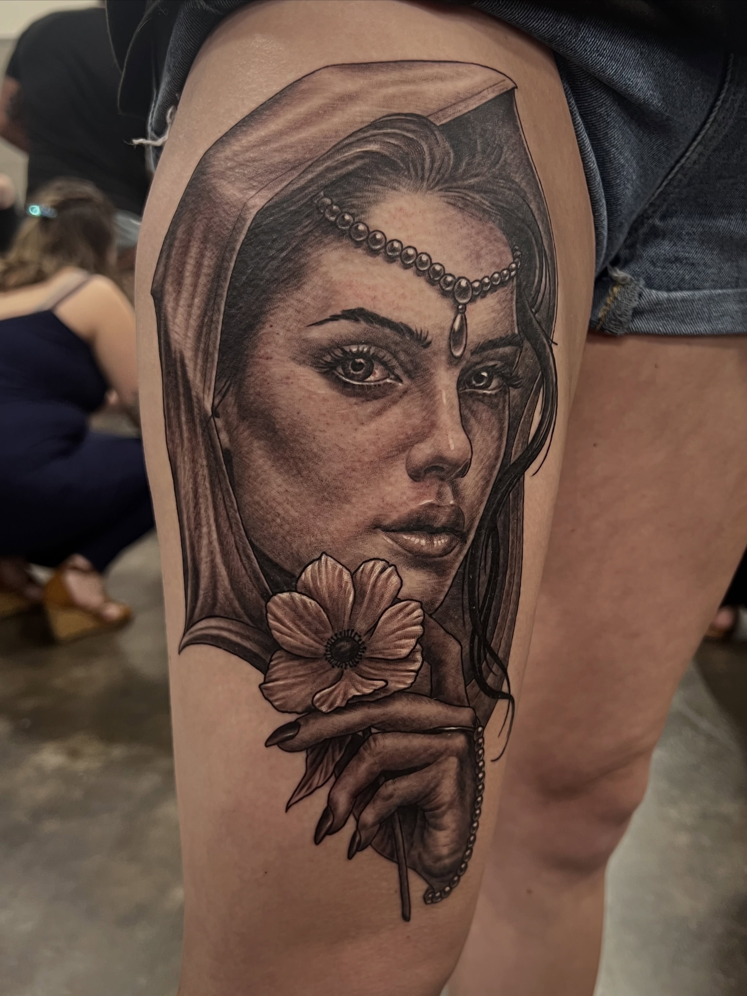 Tattoo by @aaronpackardta2 — realism, black_and_grey
