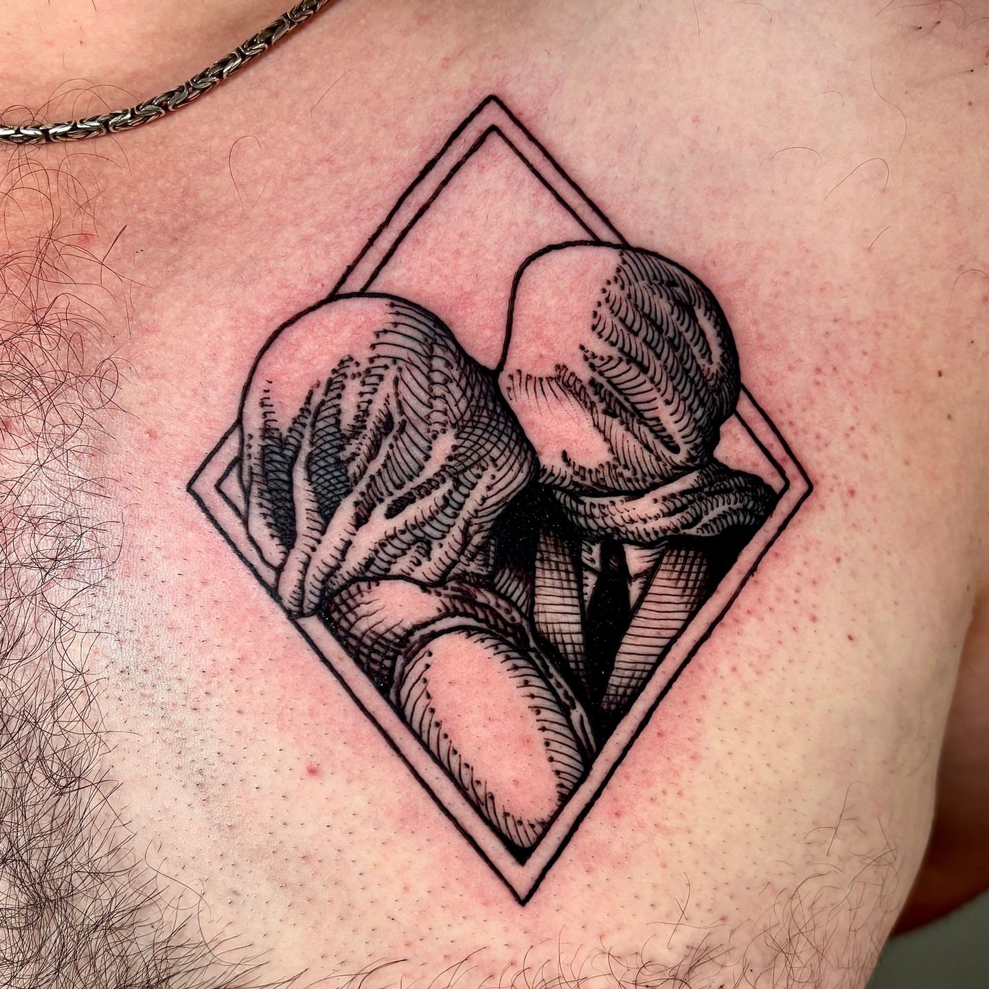 Tattoo by @highsettler โ black_and_grey, geometric