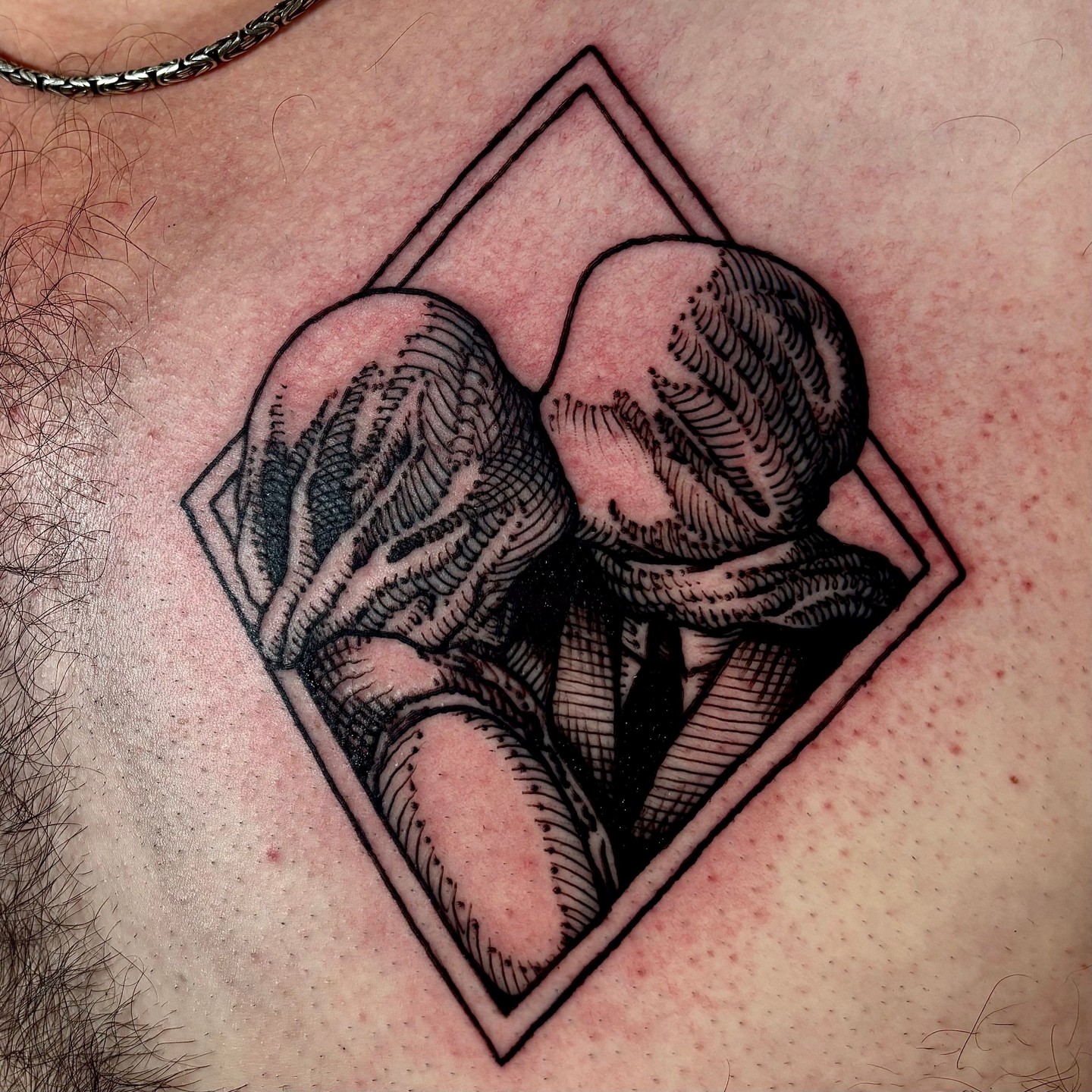 Tattoo by @highsettler โ black_and_grey