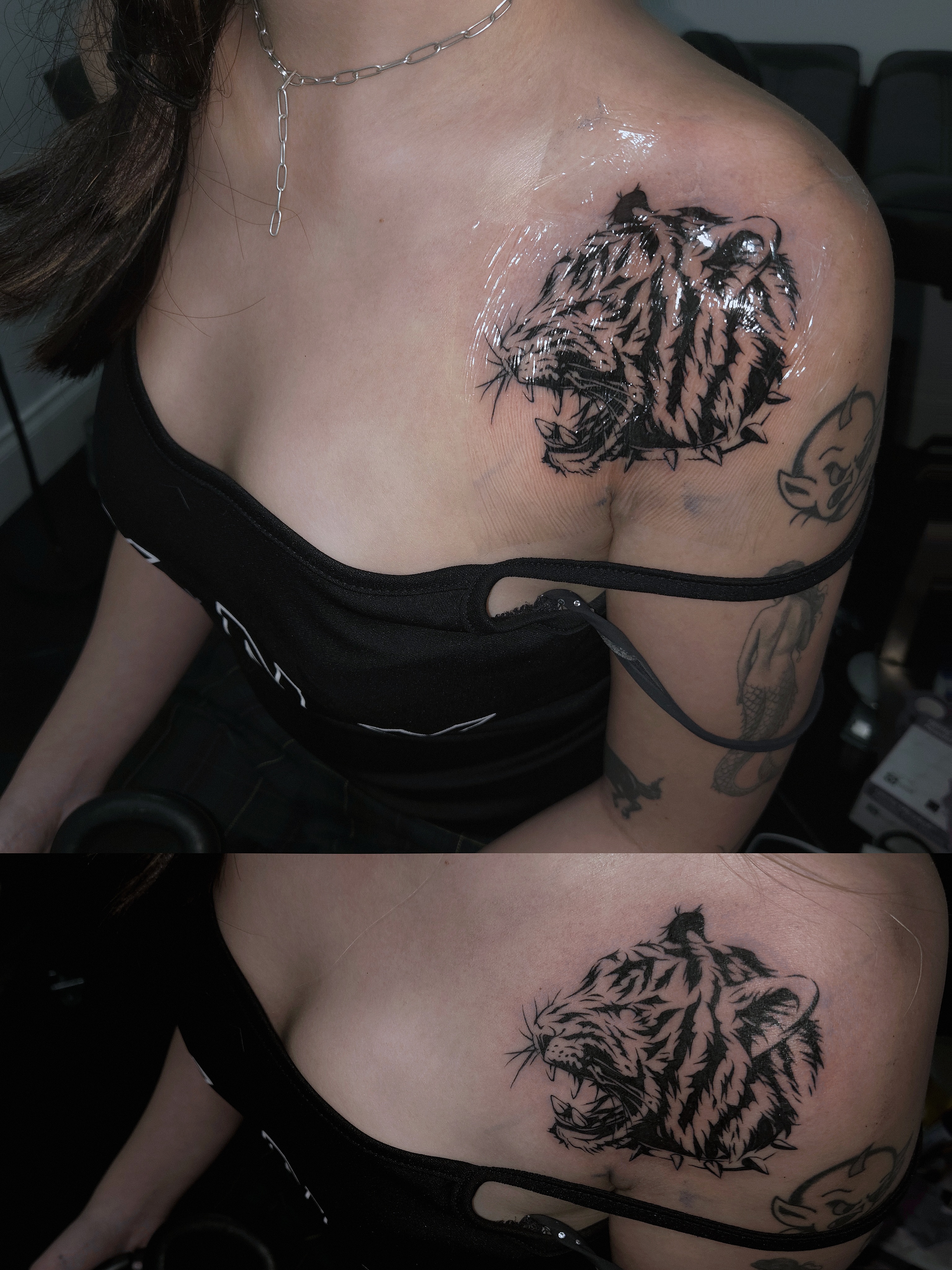 Tattoo by @garokim_tattoo — black_and_grey